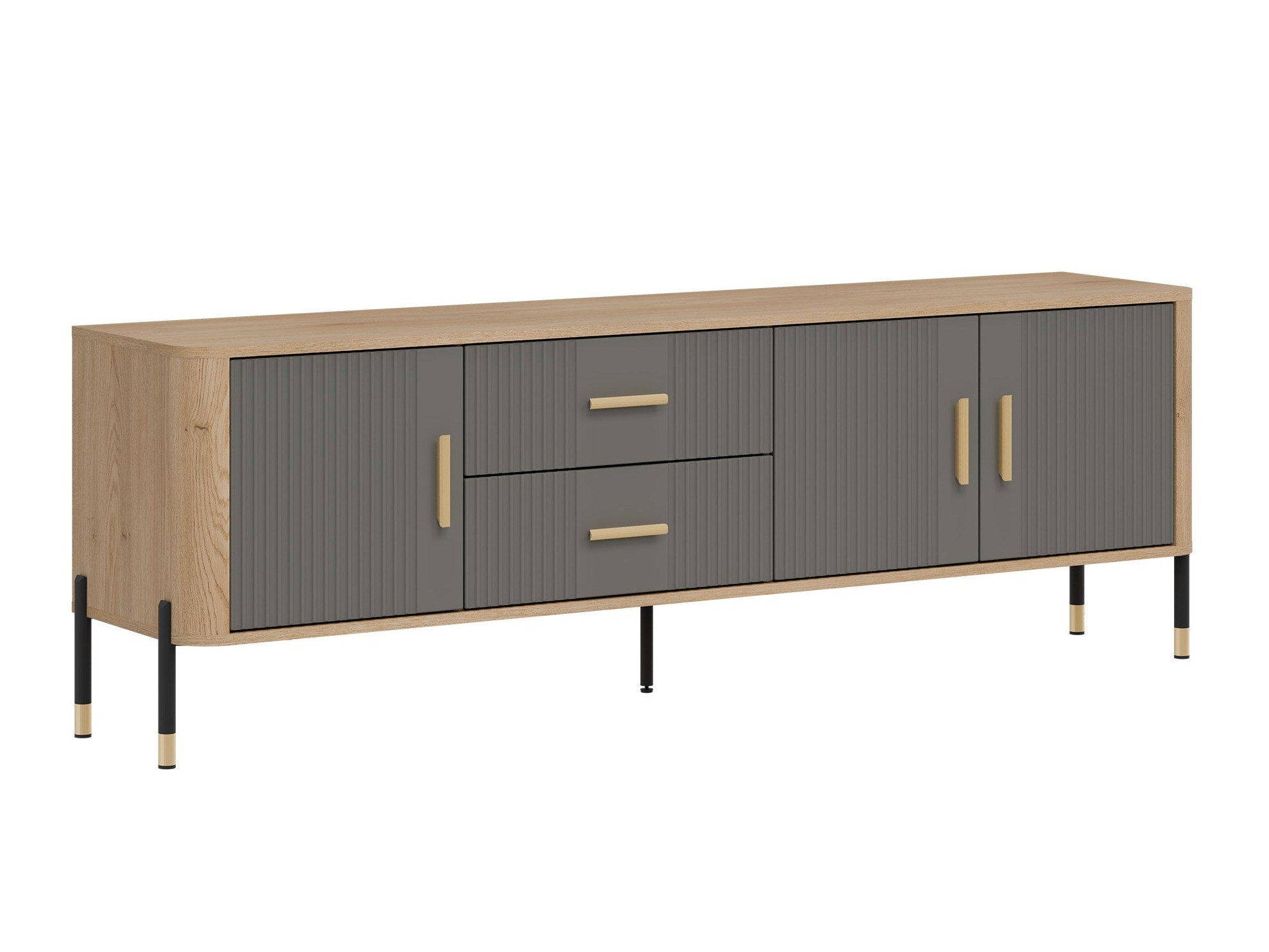 Mueble TV Flosora 105 (Gris)