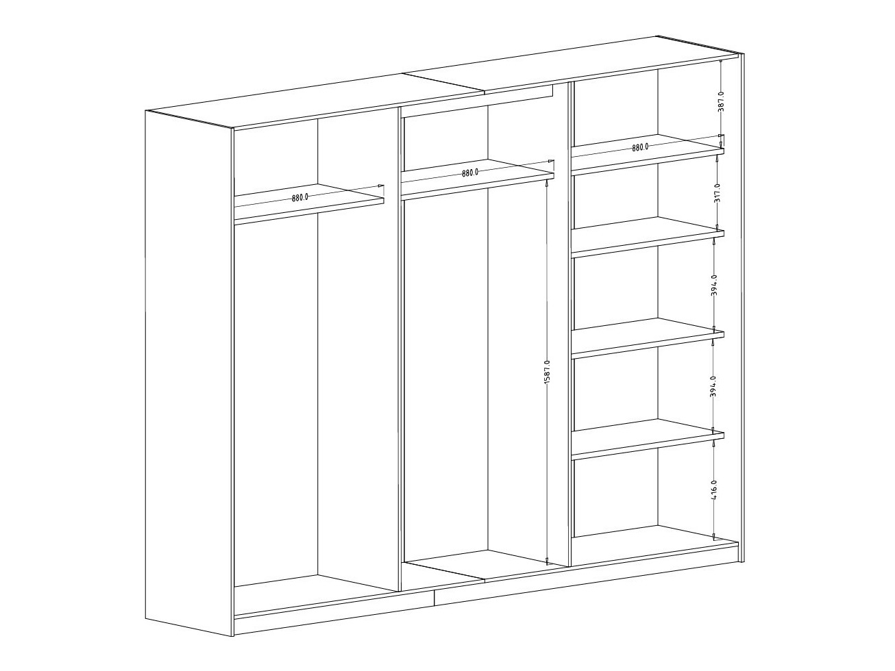 Armario Austin 370 (Cachemira + Congo)