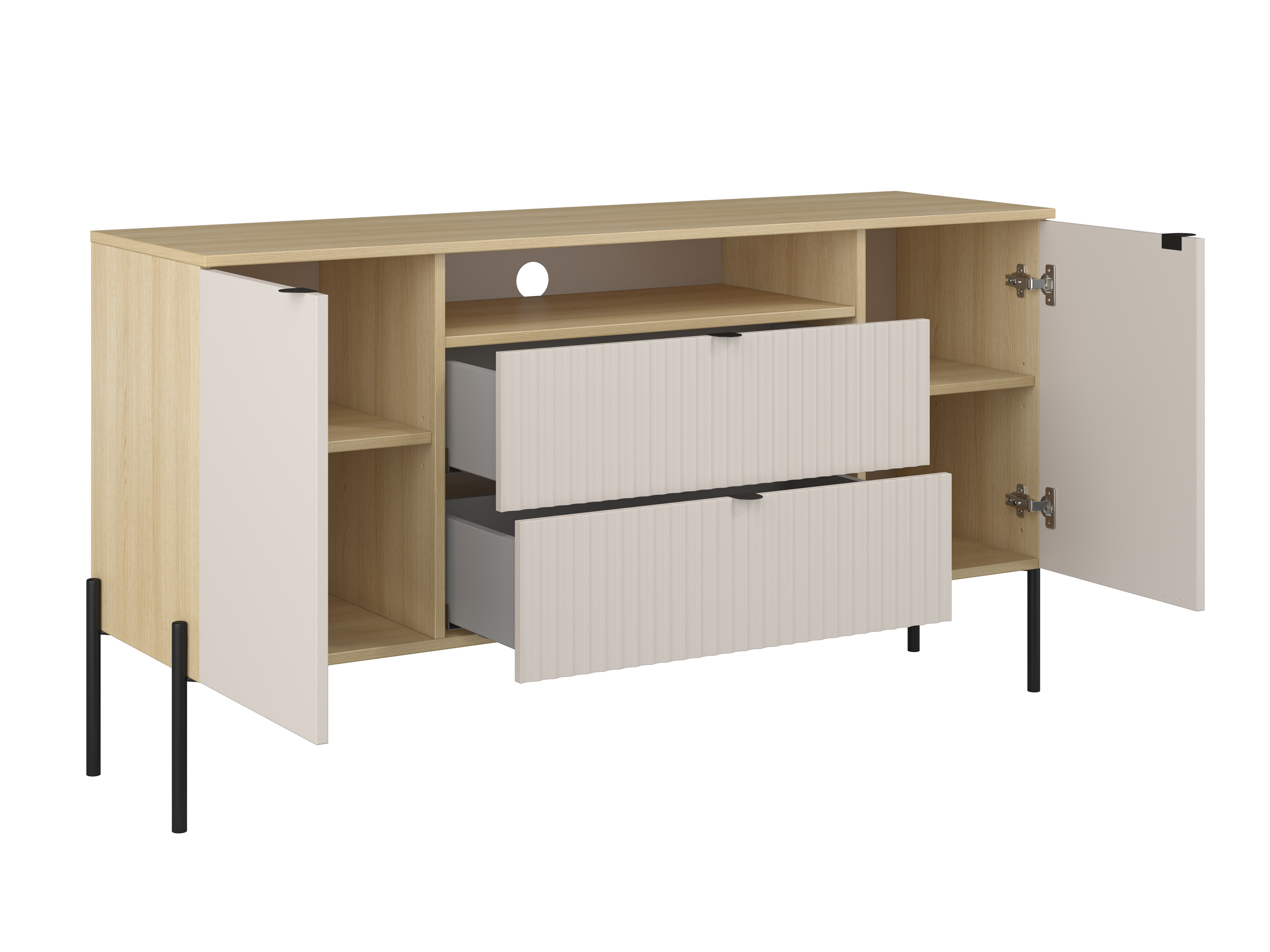 Conjunto de salón Levtenu 119 (Roble + Cachemira)