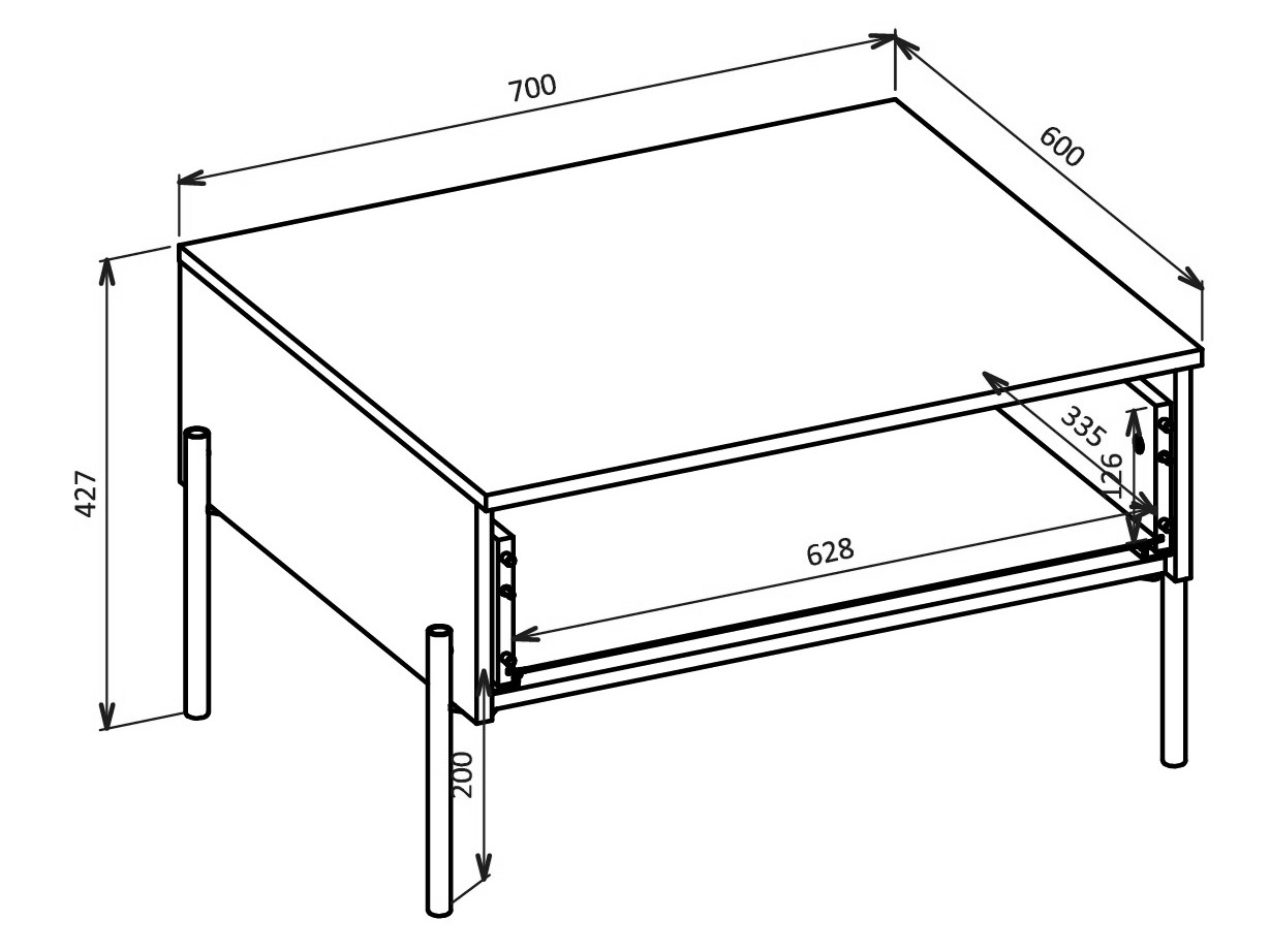 Conjunto de salón Levtenu 119 (Roble + Cachemira)