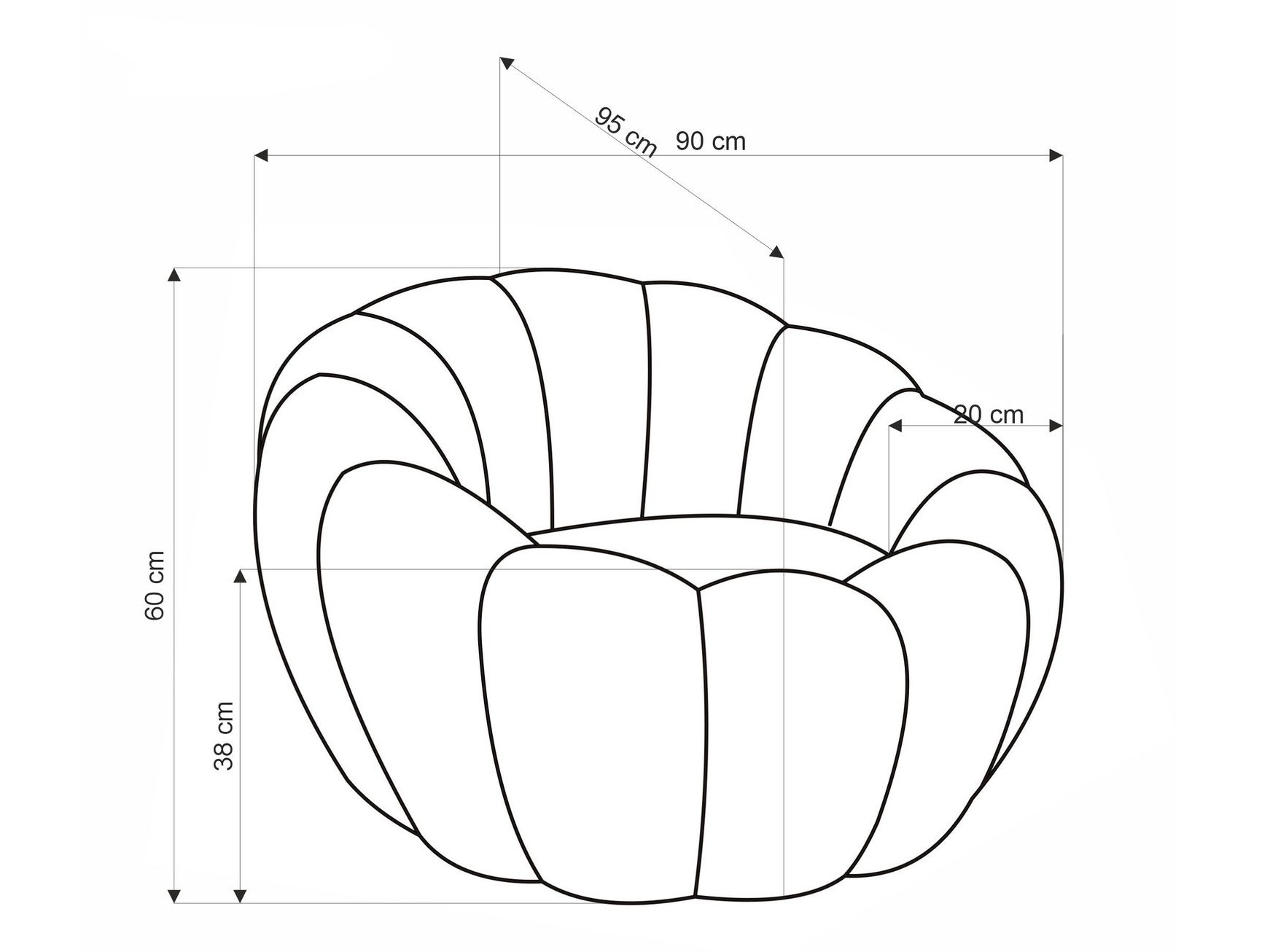 Sillón Houston 2018 (Amarillo)