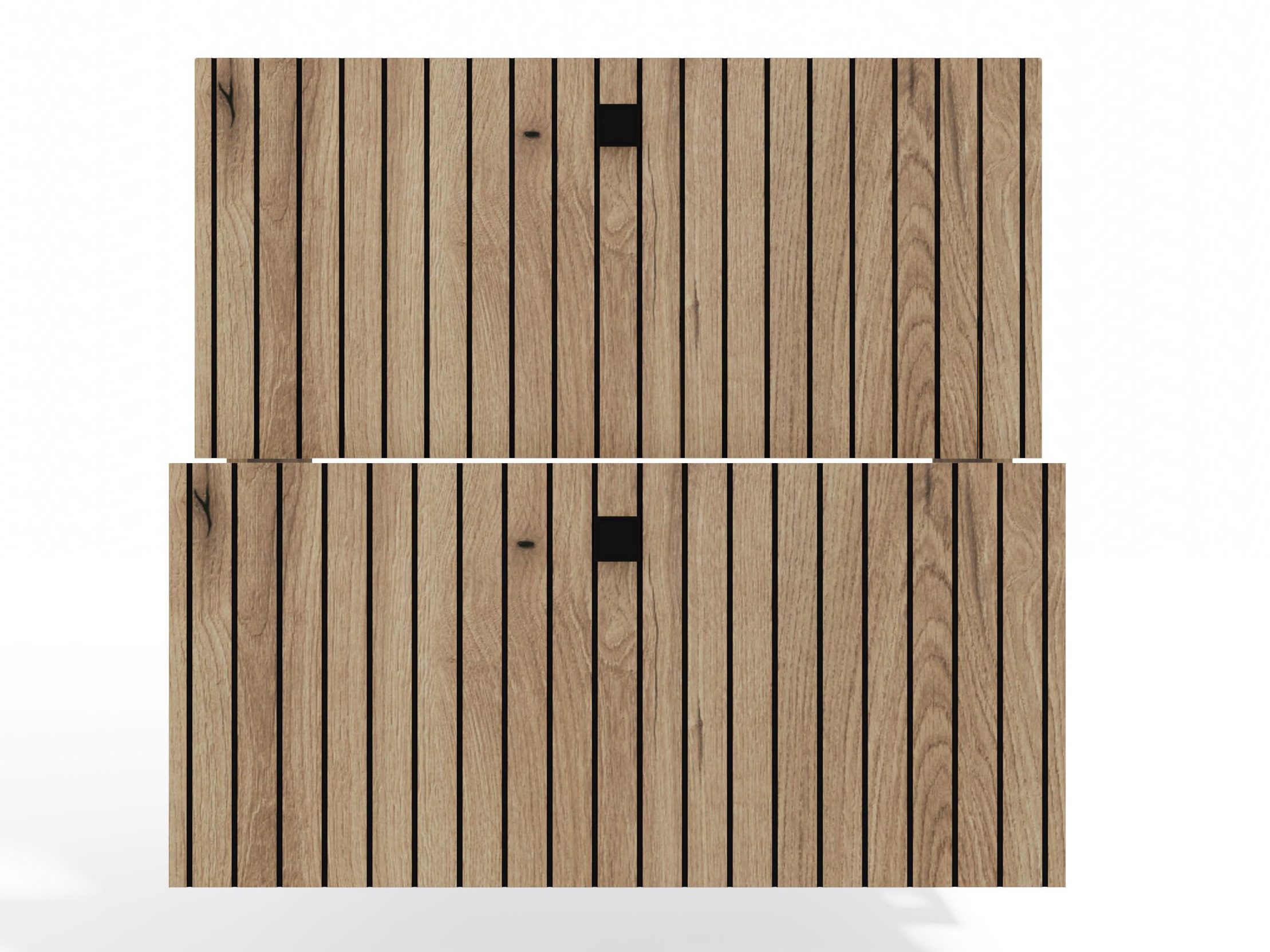 Armario de baño colgante para lavabo Mandeville 314 (Roble)