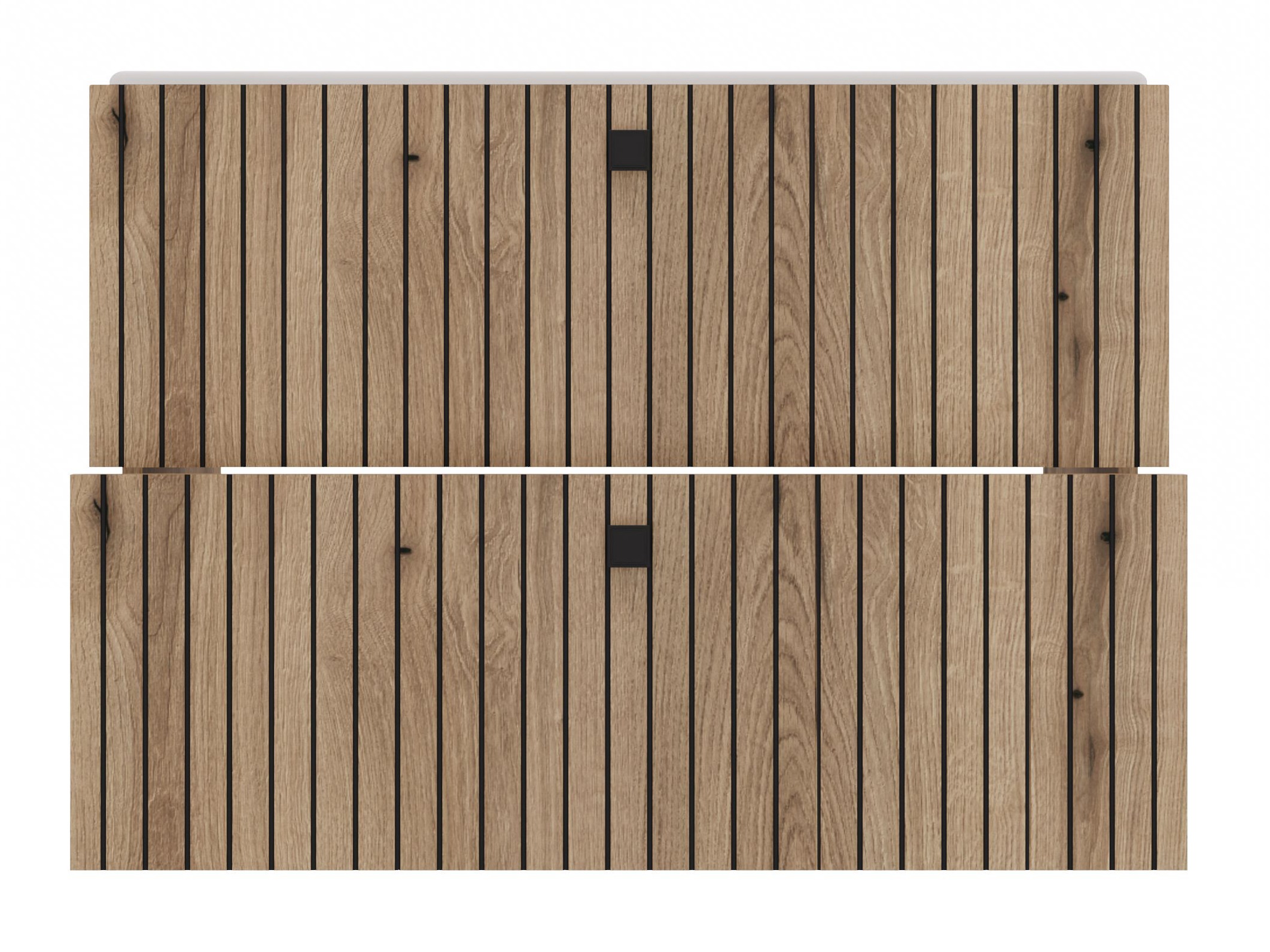 Armario de baño colgante para lavabo Mandeville 315 (Roble)