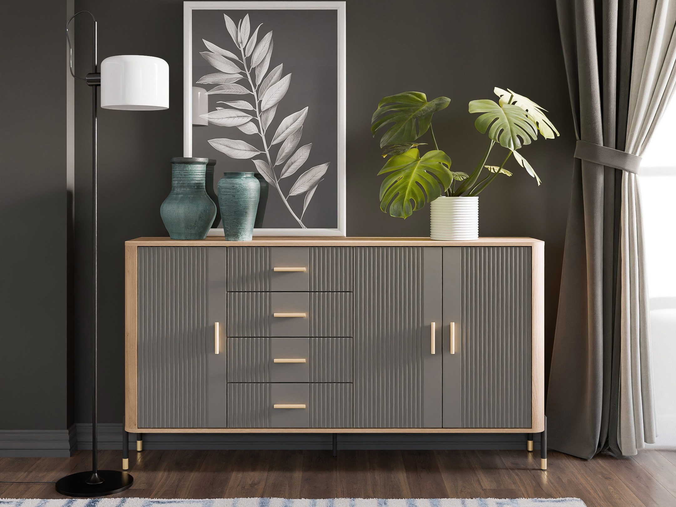 Cómoda Flosora 121 (Gris)