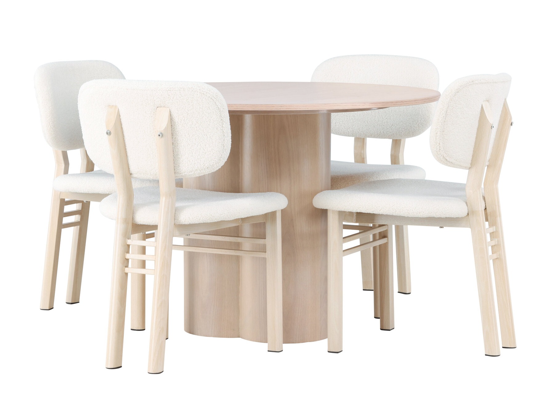 Conjunto de mesas y sillas para comedor Dallas 4900 (Beige)