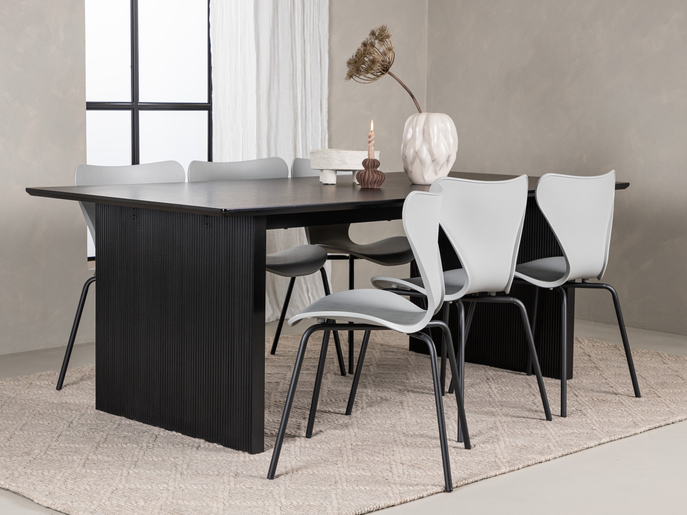 Conjunto de mesas y sillas para comedor Dallas 4901