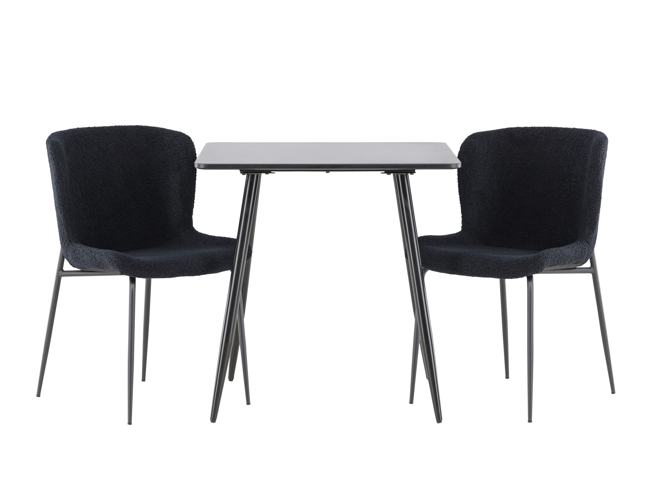 Conjunto de mesas y sillas para comedor Dallas 4910 (Negro)