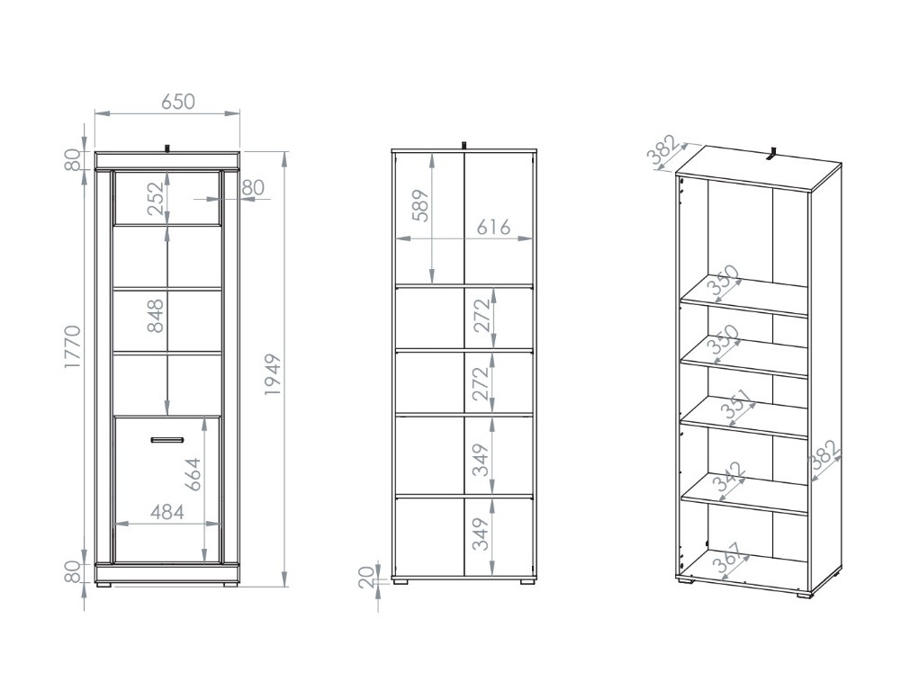 Estantería Enolevi 100