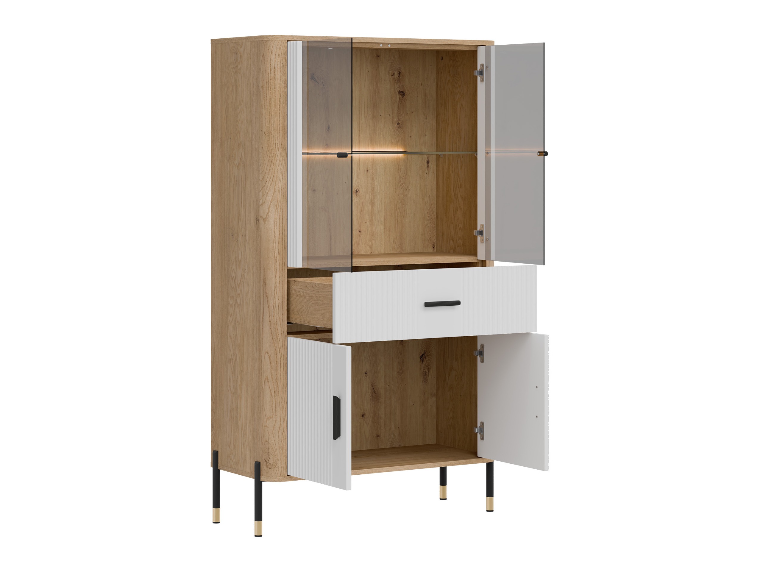 Estantería Flosora 125 (Blanco)