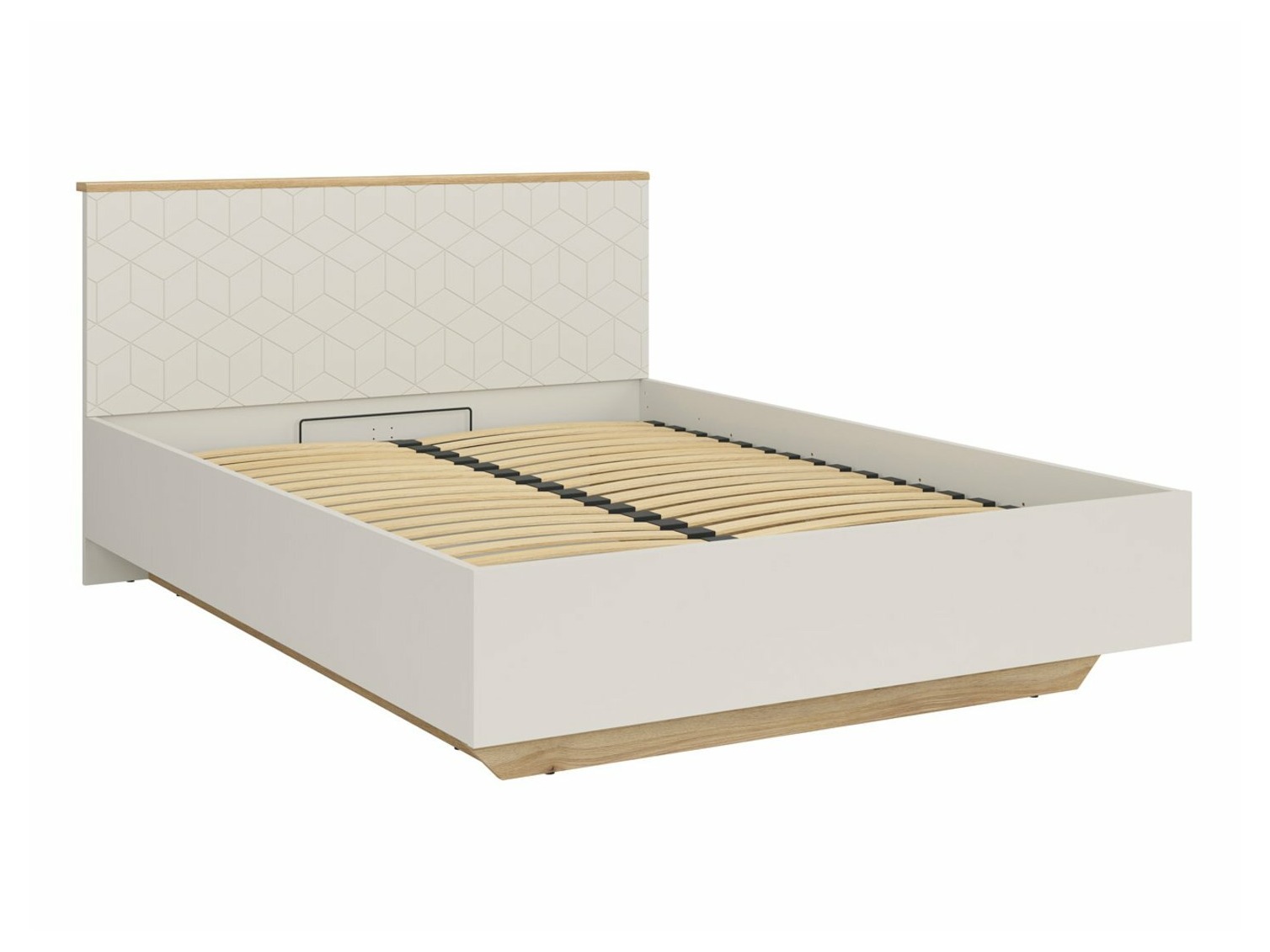 Cama Luorlo 104 (Con somier de láminas y caja de almacenamiento)