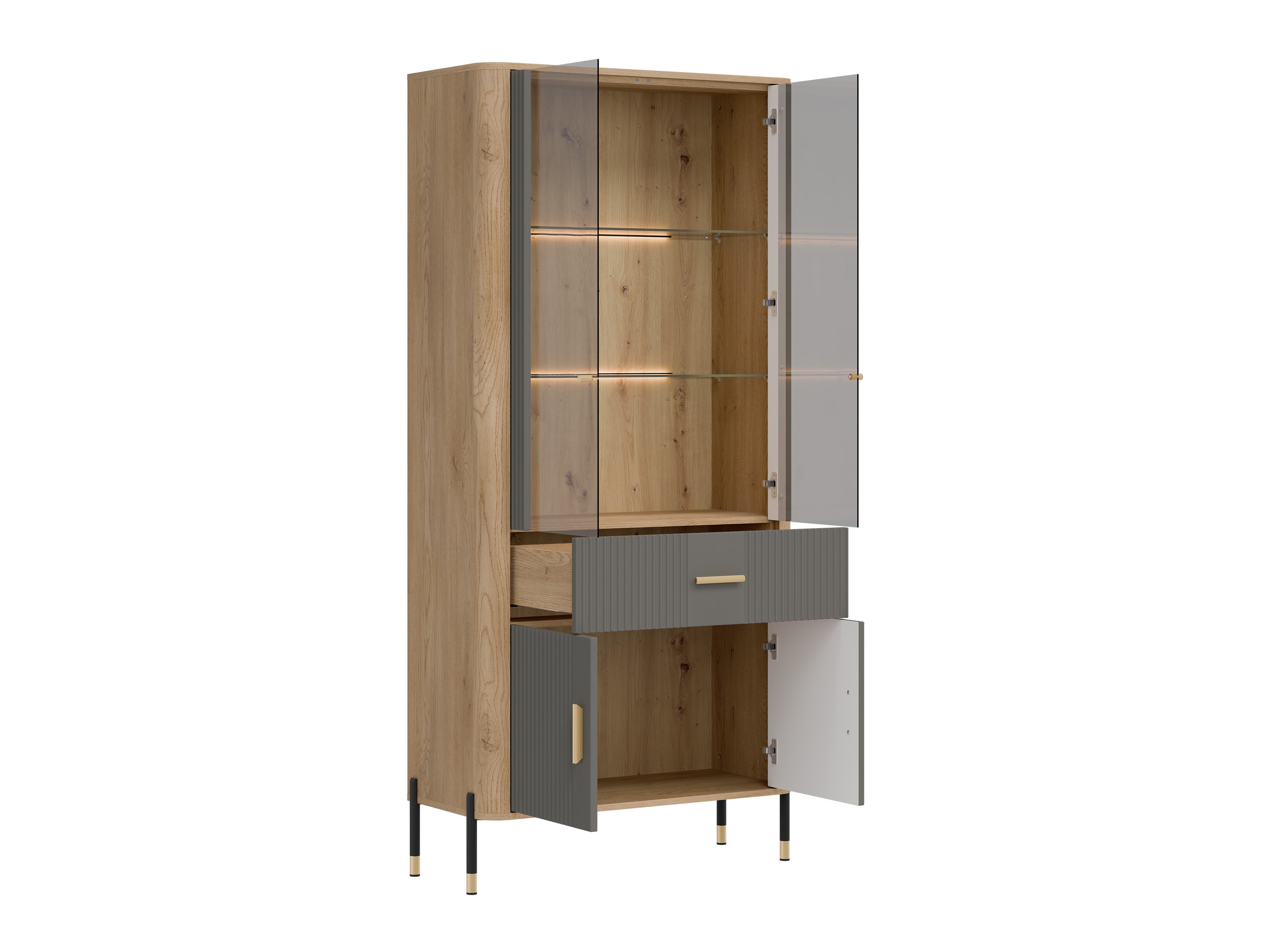 Estantería Flosora 129 (Gris)