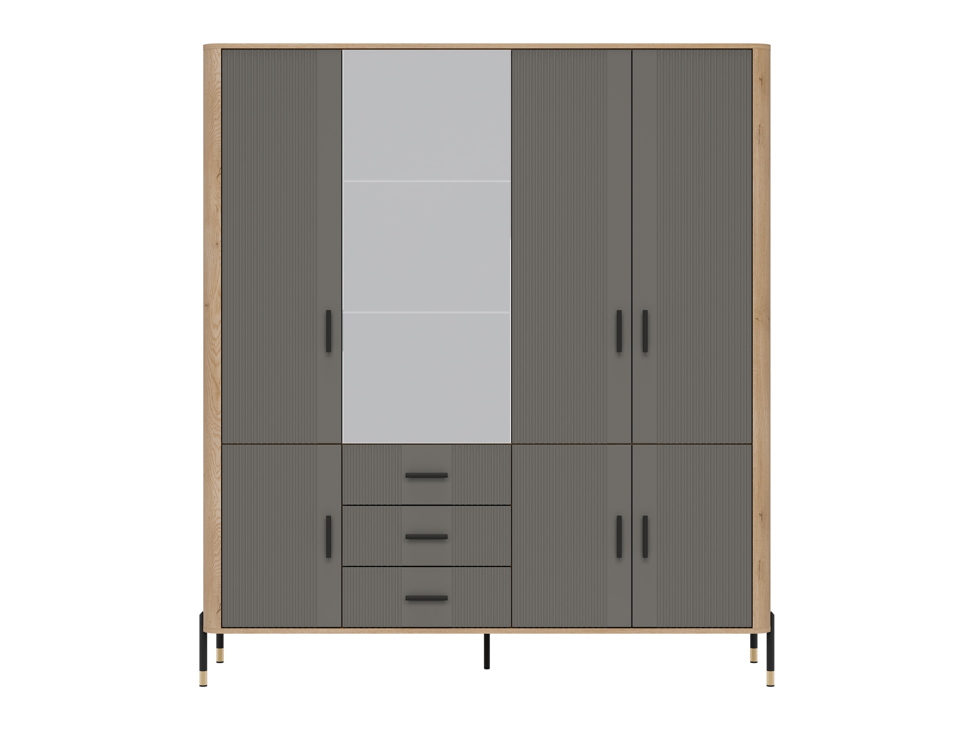 Armario Flosora 135 (Gris)