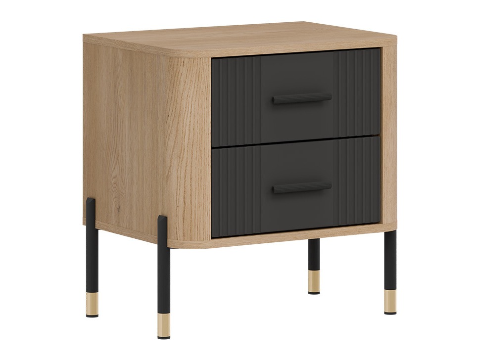 Mesilla de noche Flosora 140 (Antracita)