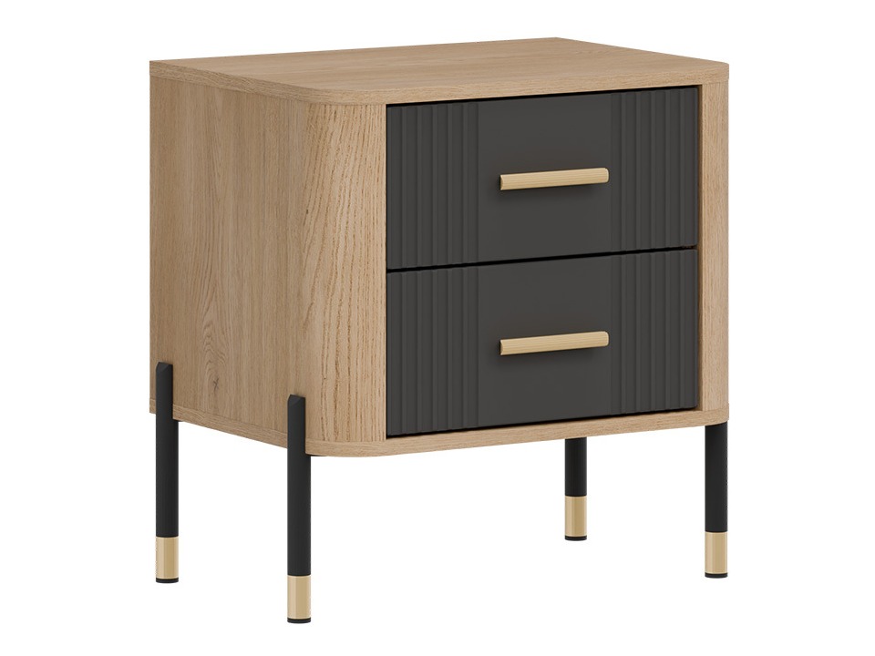 Mesilla de noche Flosora 140 (Antracita)