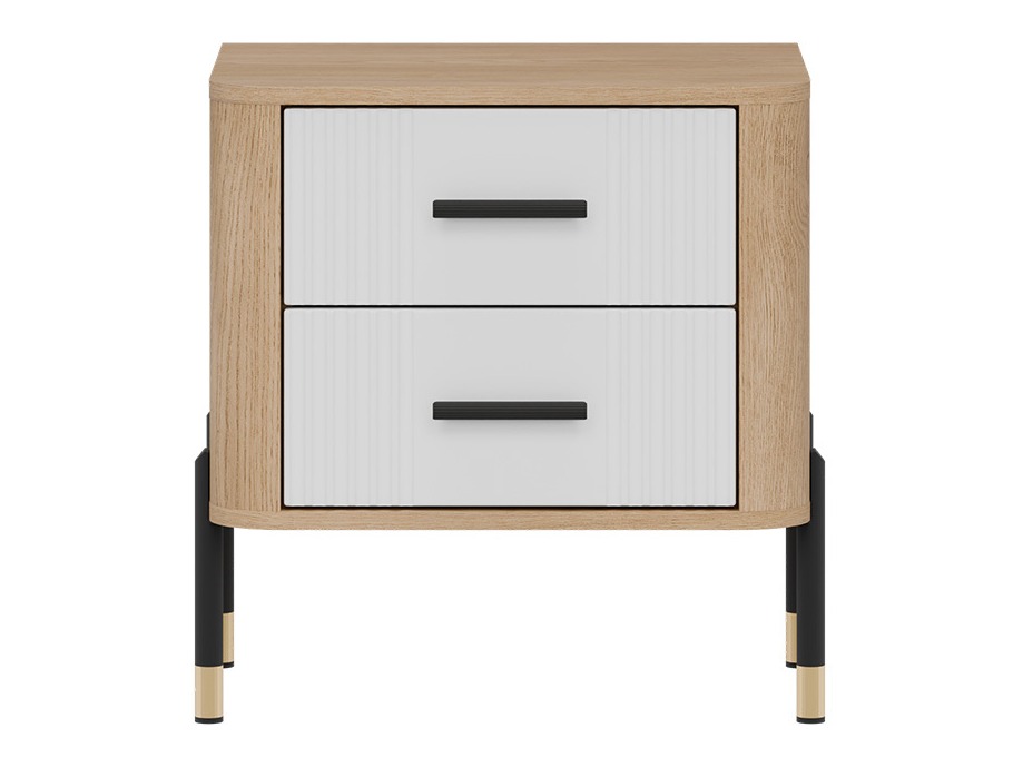 Mesilla de noche Flosora 140 (Blanco)