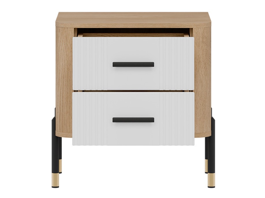 Mesilla de noche Flosora 140 (Blanco)