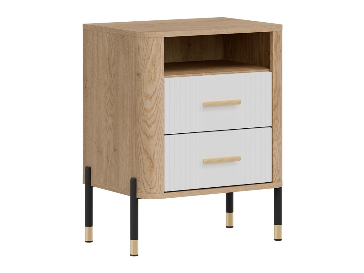 Mesilla de noche Flosora 142 (Blanco)