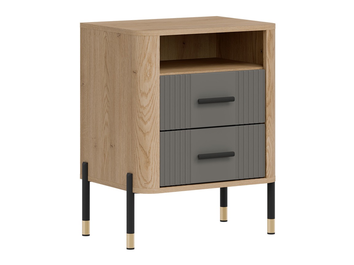 Mesilla de noche Flosora 142 (Gris)