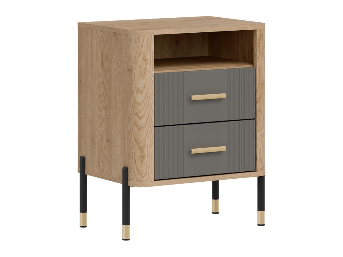 Mesilla de noche Flosora 142 (Gris)