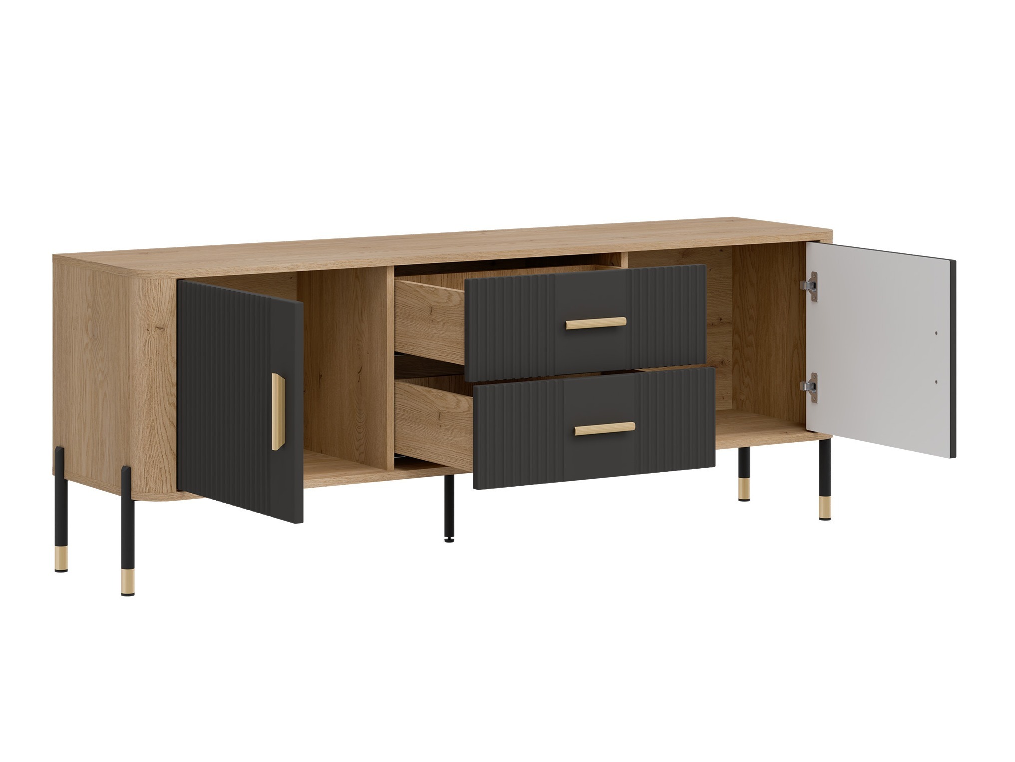 Conjunto de salón Flosora 147 (Antracita)