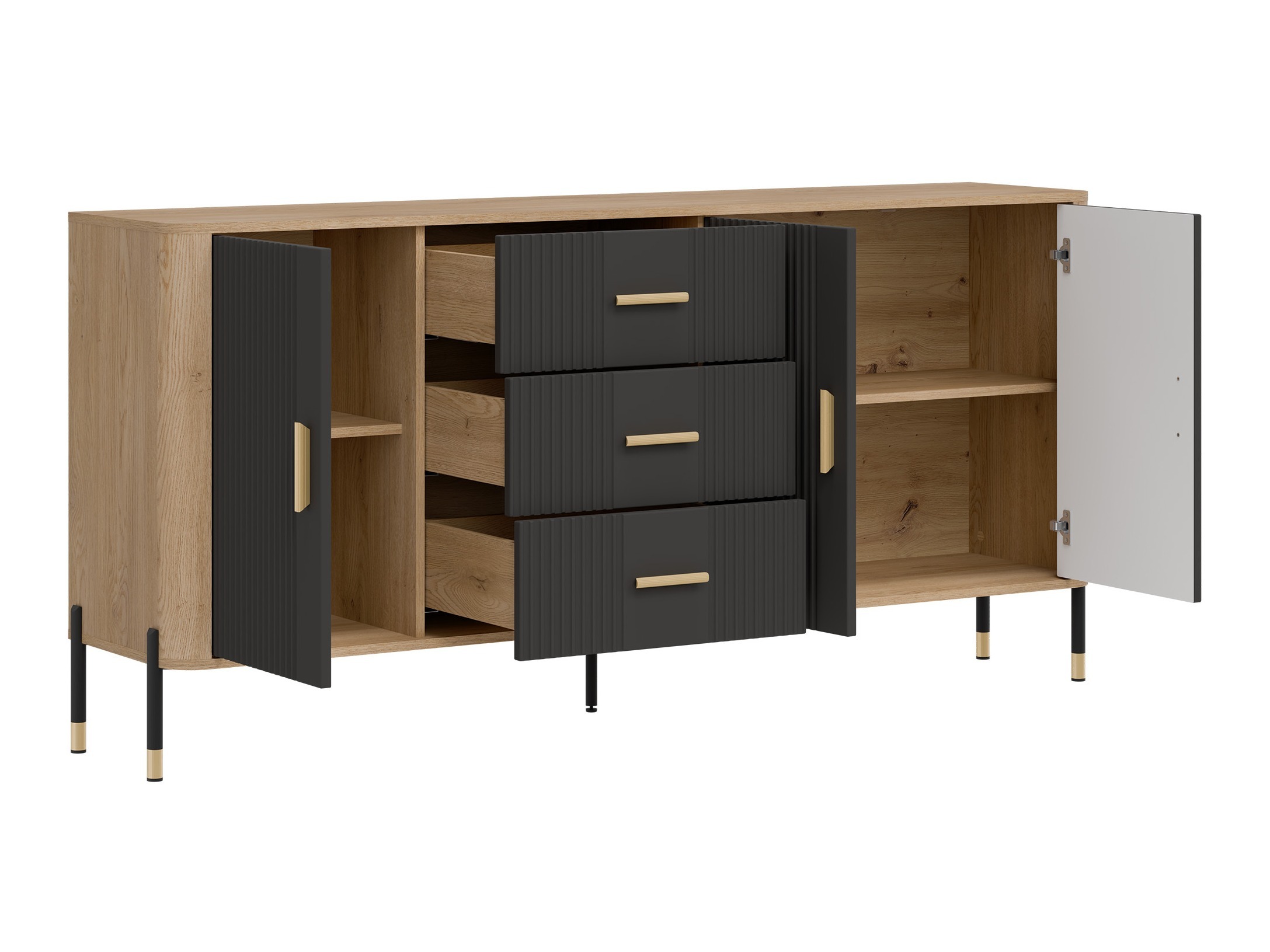 Conjunto de salón Flosora 147 (Antracita)