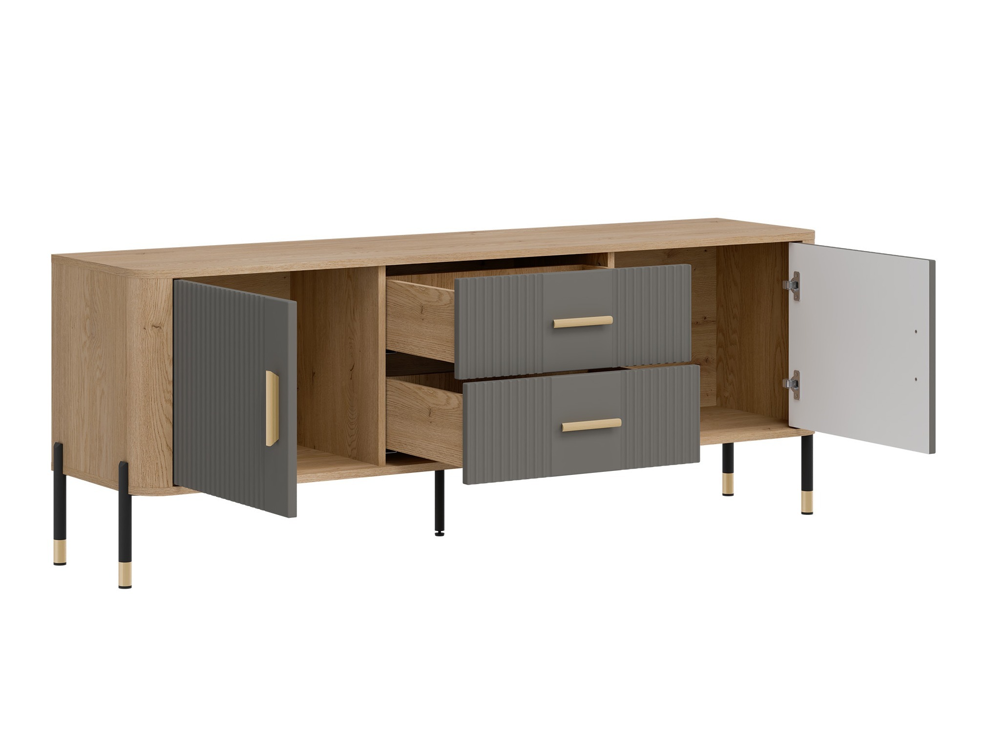 Conjunto de salón Flosora 147 (Gris)