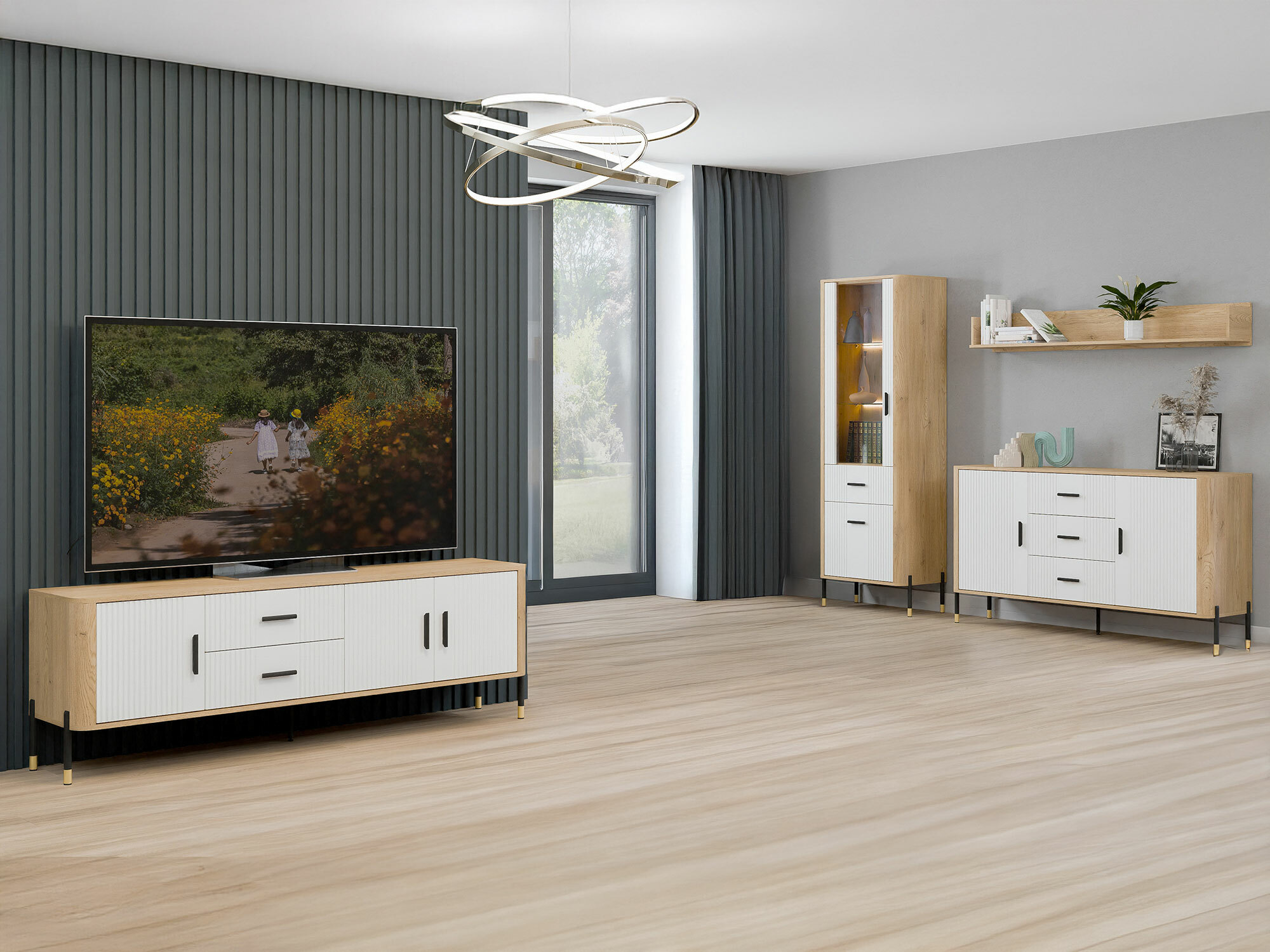 Conjunto de salón Flosora 148 (Blanco)