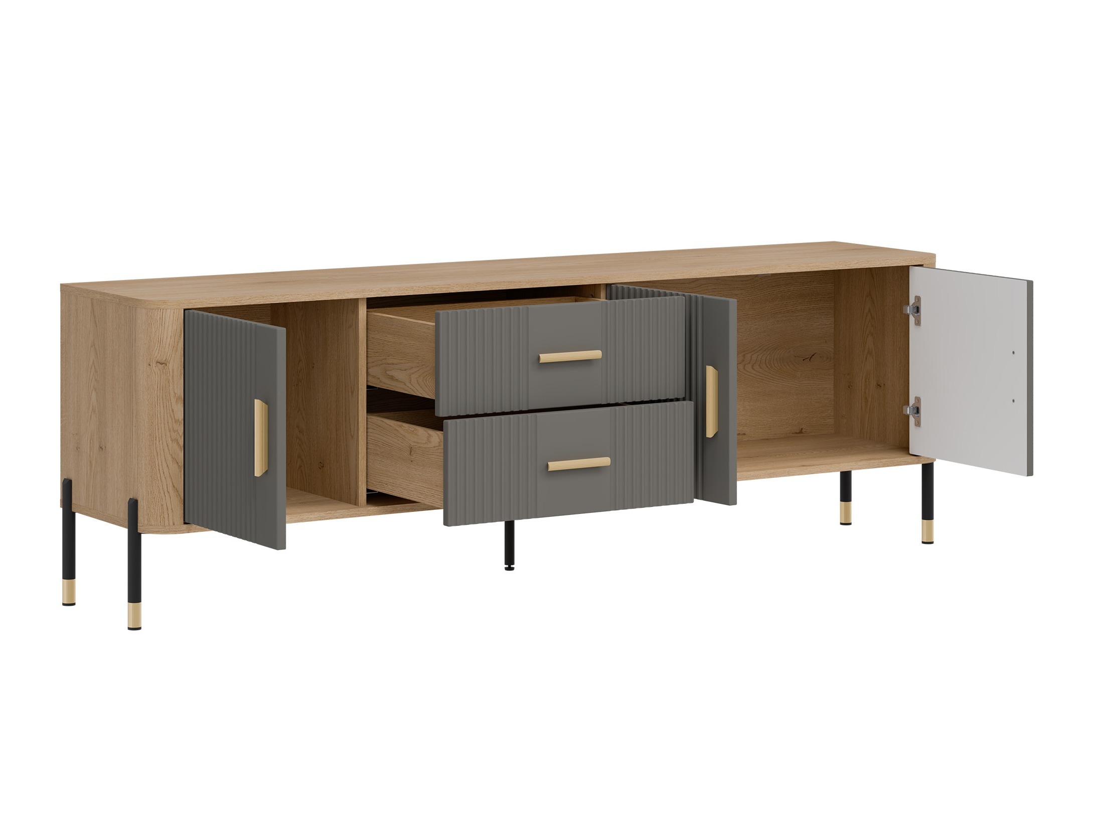 Conjunto de salón Flosora 148 (Gris)