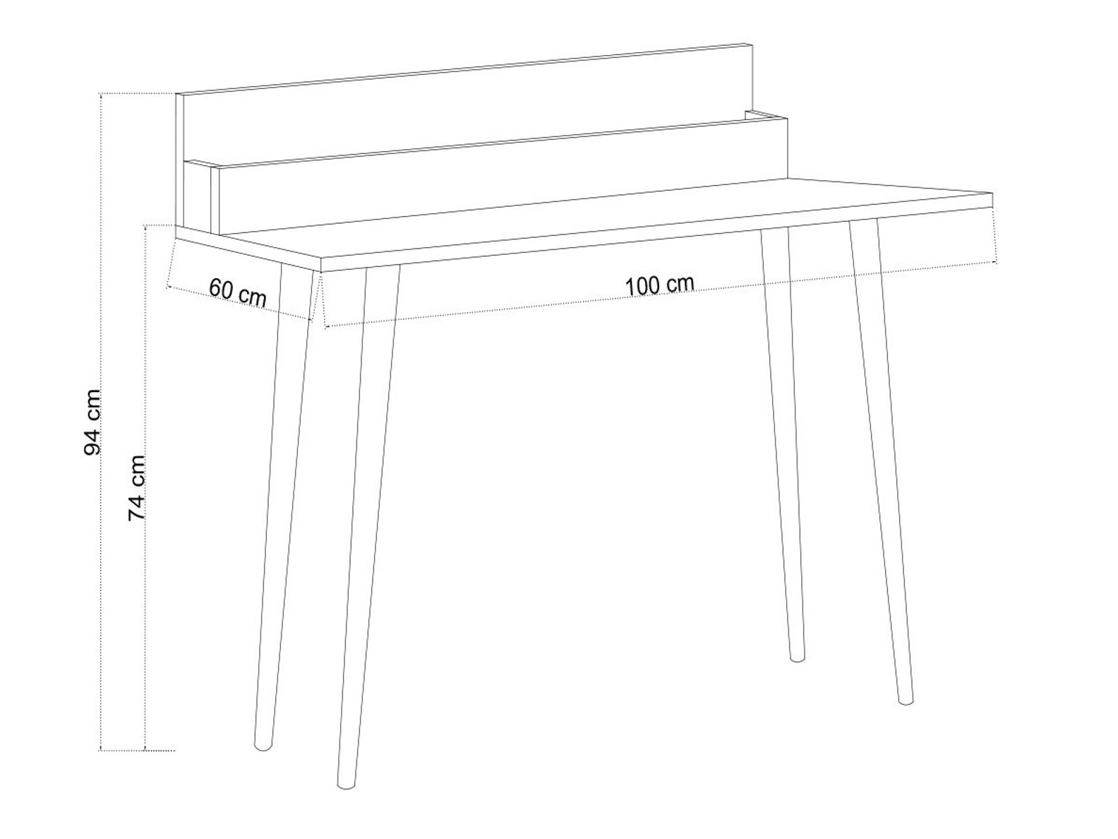 Mesa de oficina Asheboro 180