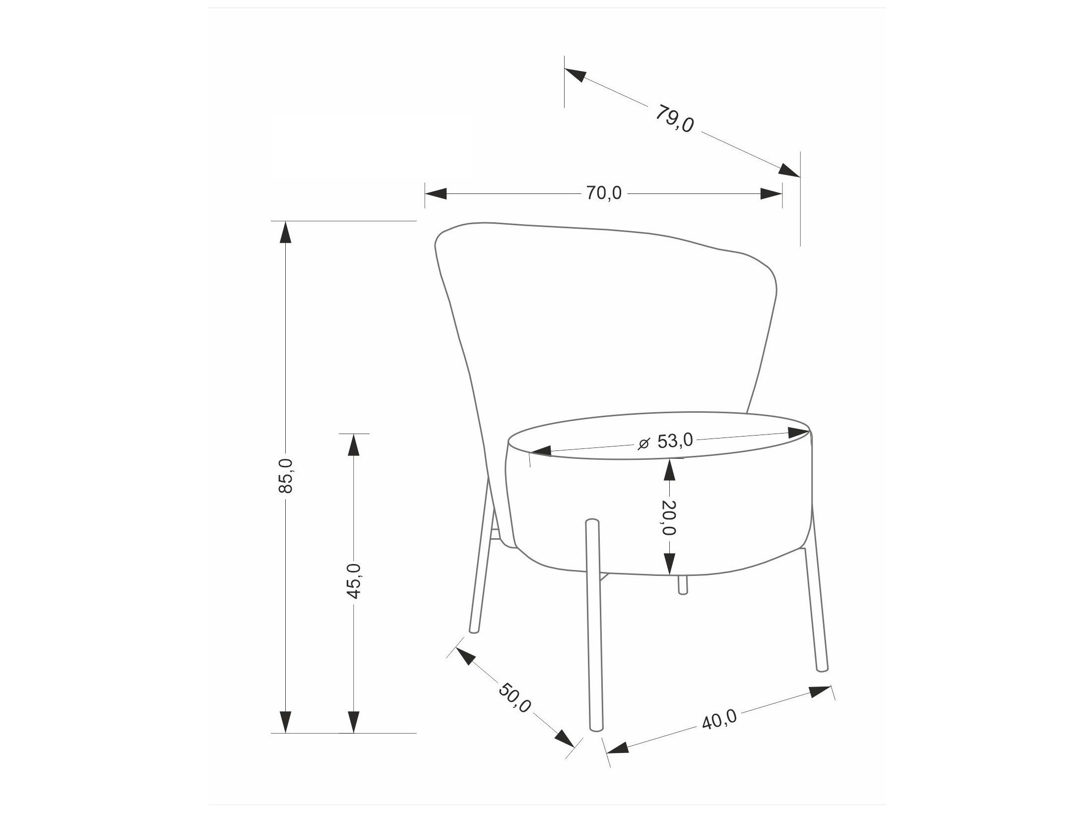 Sillón Houston 2036 (Gris)