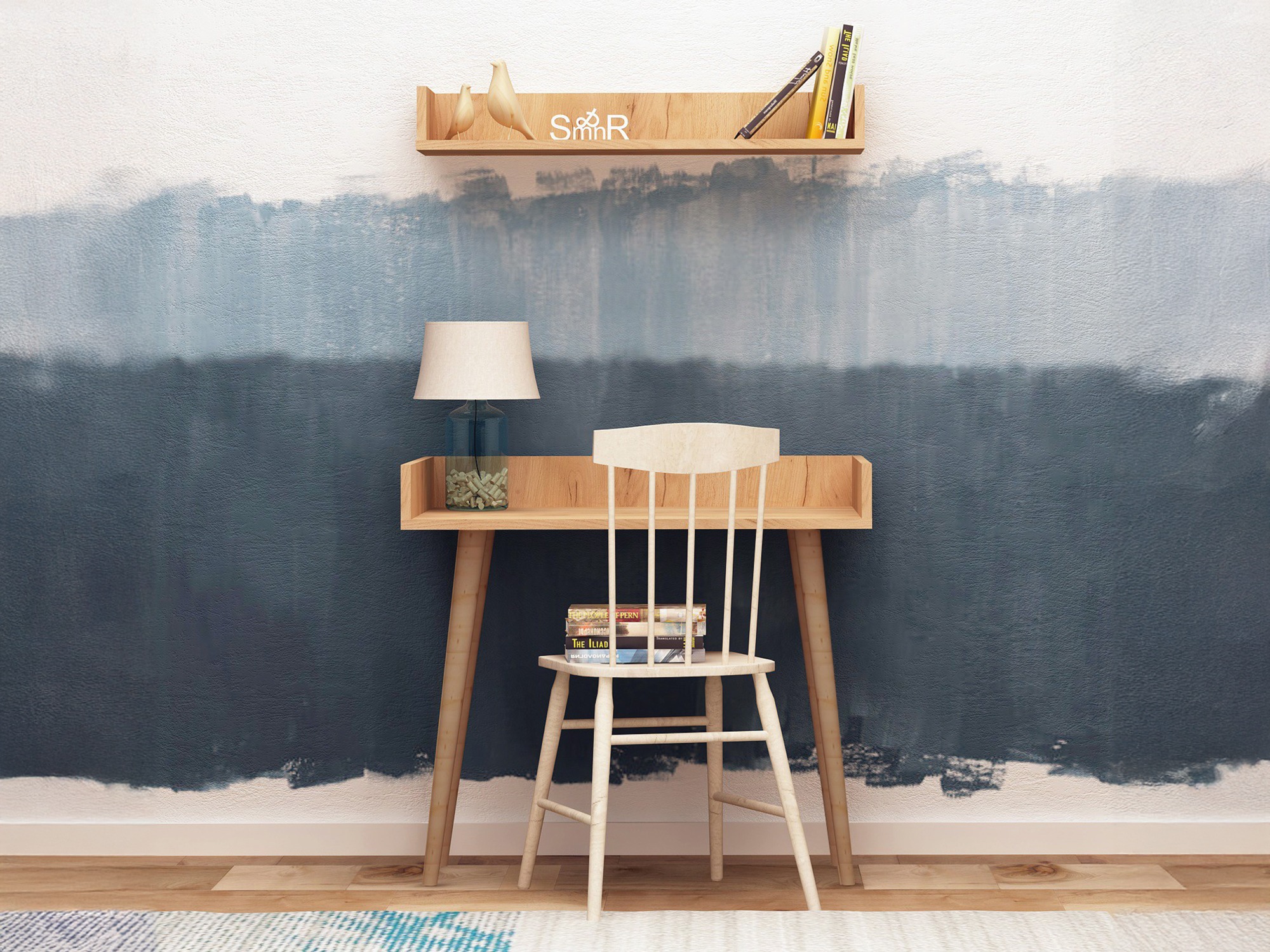 Conjunto para oficina en casa Asheboro 182