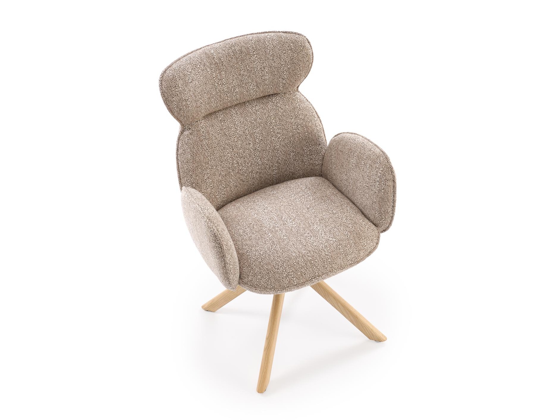 Silla Houston 2041 (Beige + Luminoso madera)