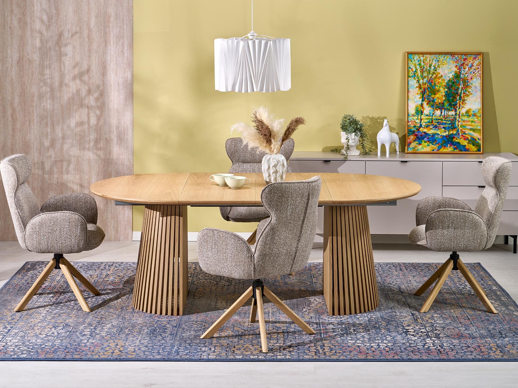 Silla Houston 2041 (Beige + Luminoso madera)