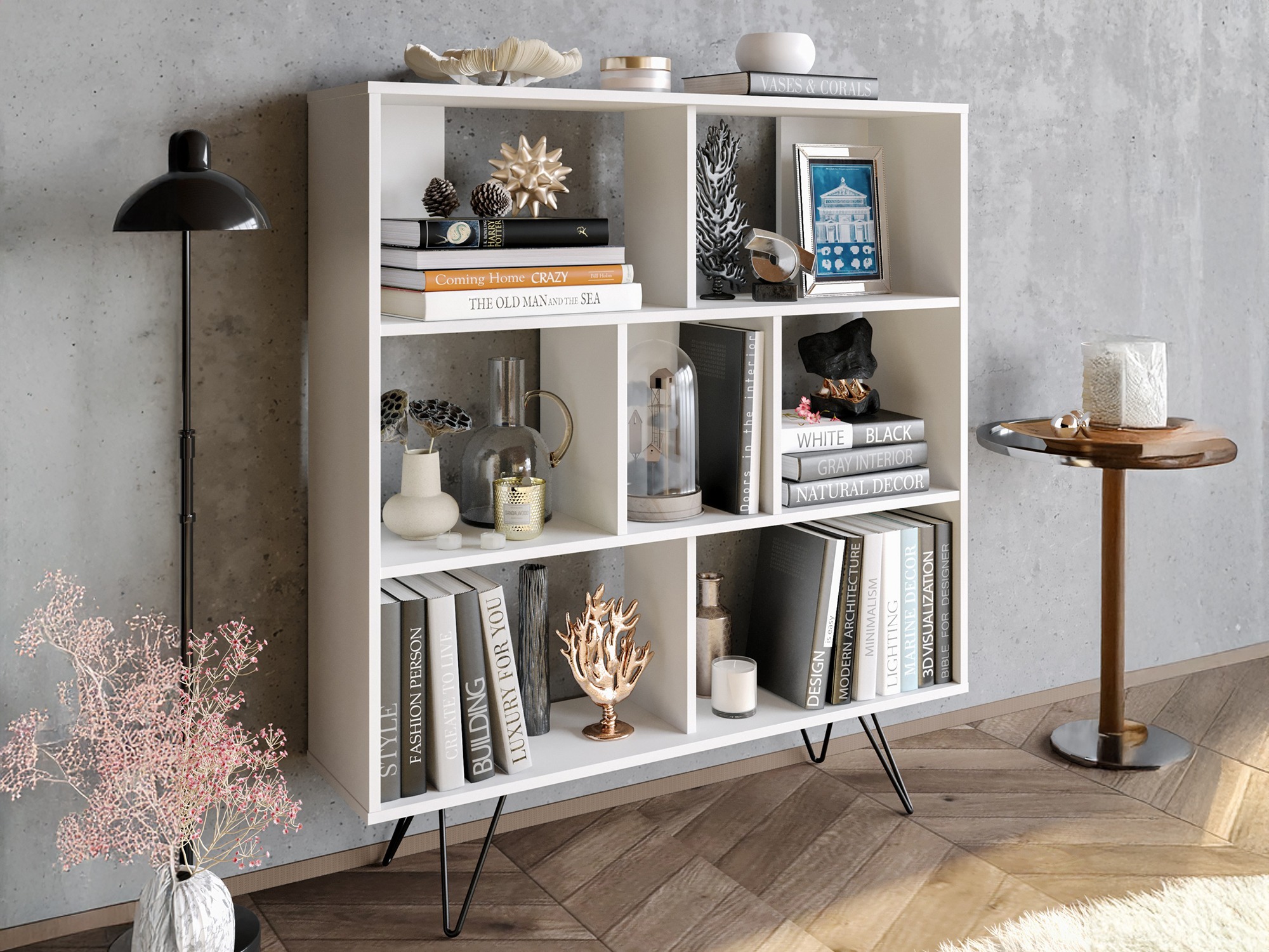 Estantería Asheboro 187 (Blanco)