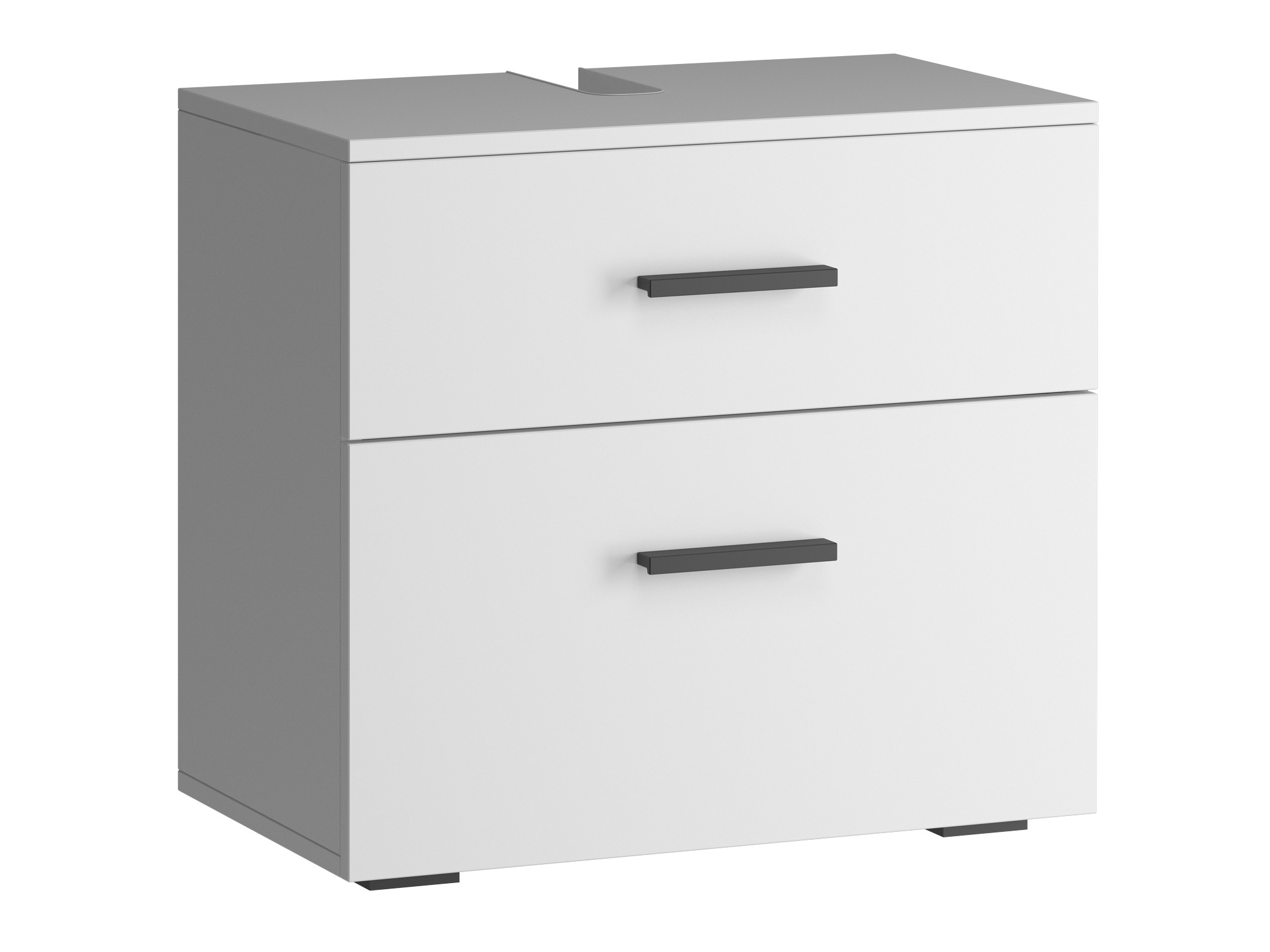 Armario de baño de pie para lavabo Larlori 100 (Blanco)