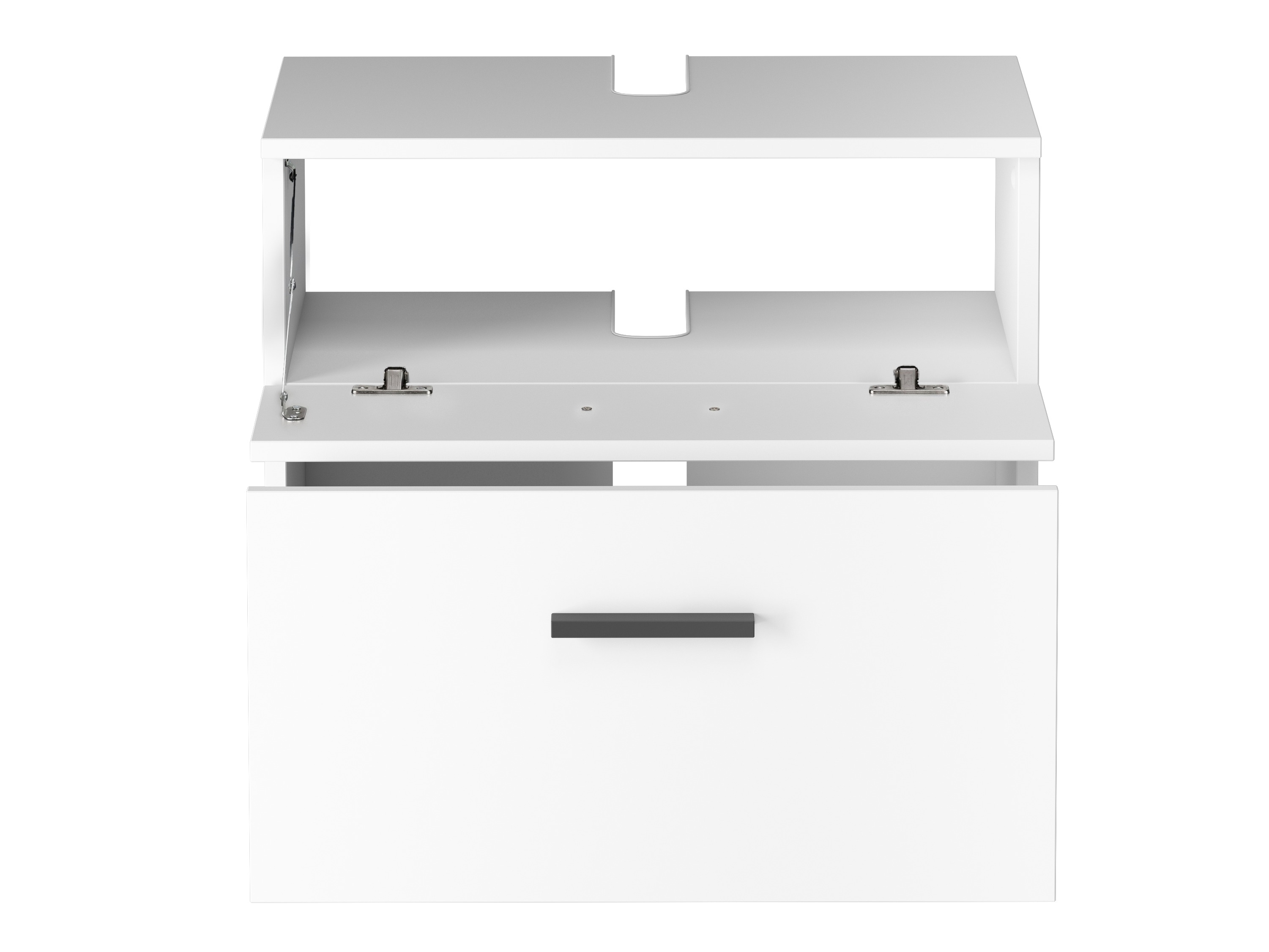 Armario de baño de pie para lavabo Larlori 100 (Blanco)