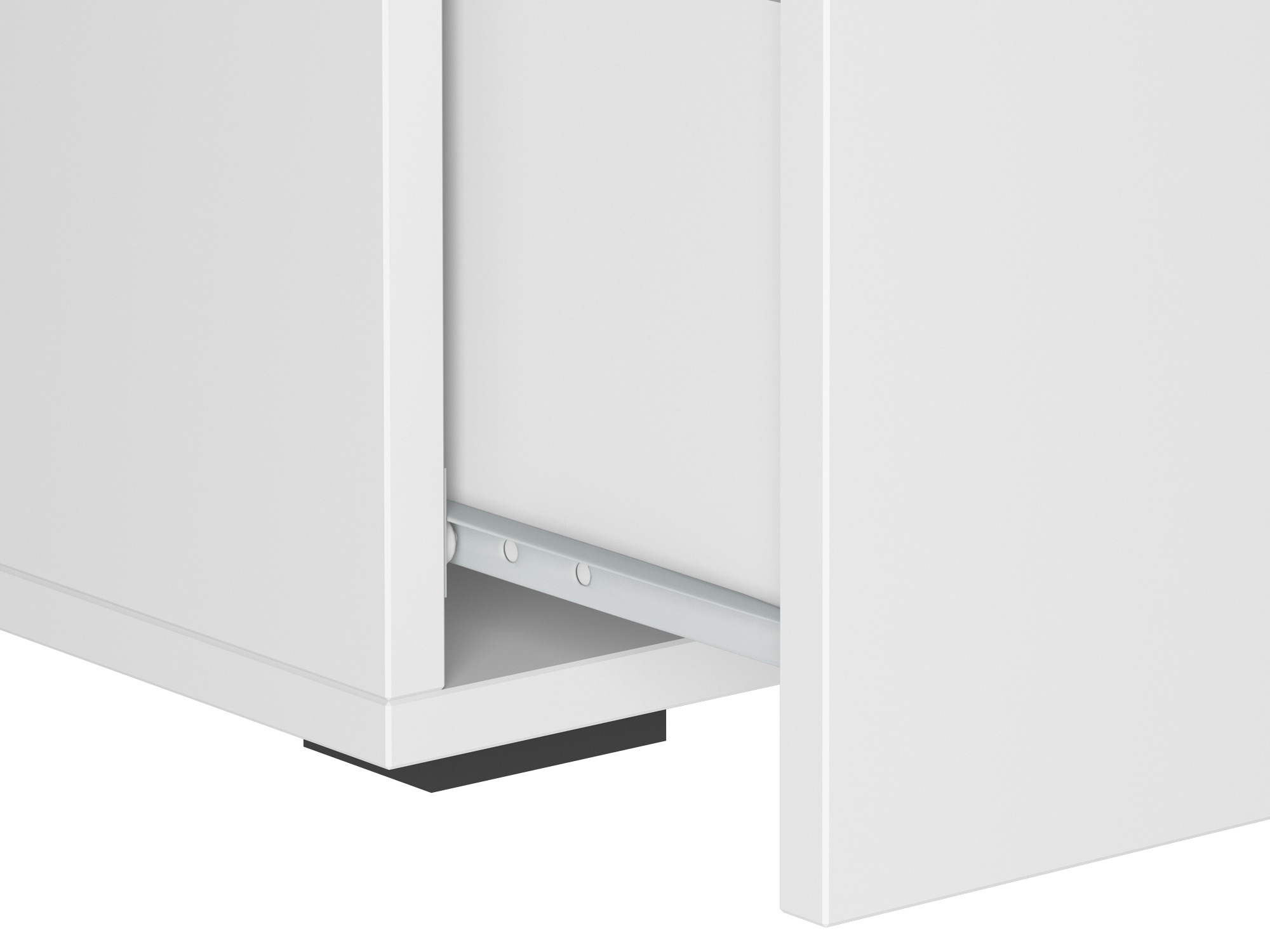 Armario de baño de pie para lavabo Larlori 100 (Blanco)