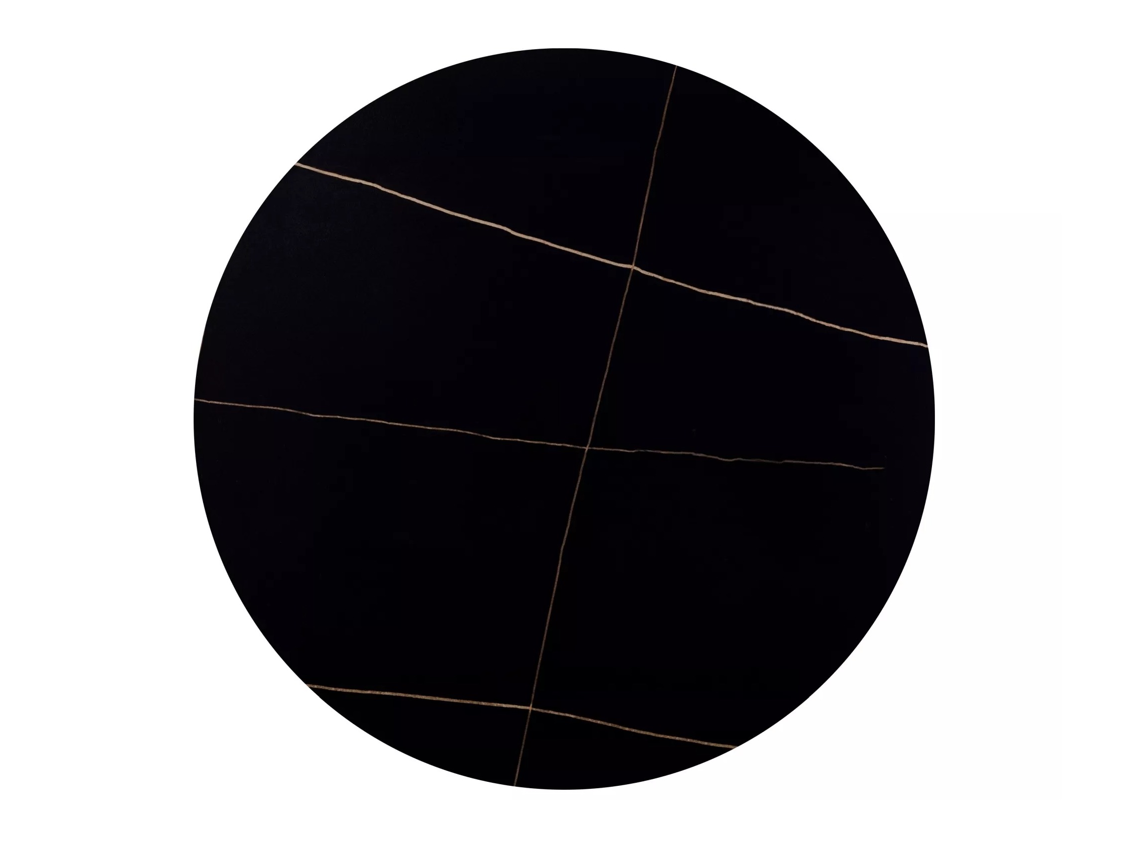 Mesa Detroit 871 (Mármol negro + Negro)