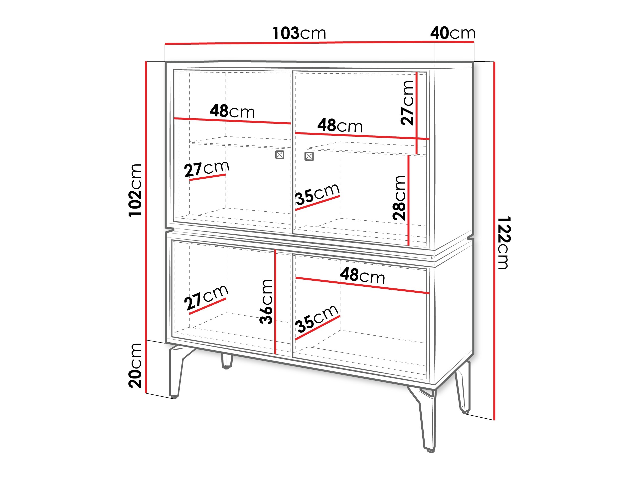 Aparador Cornovu 102