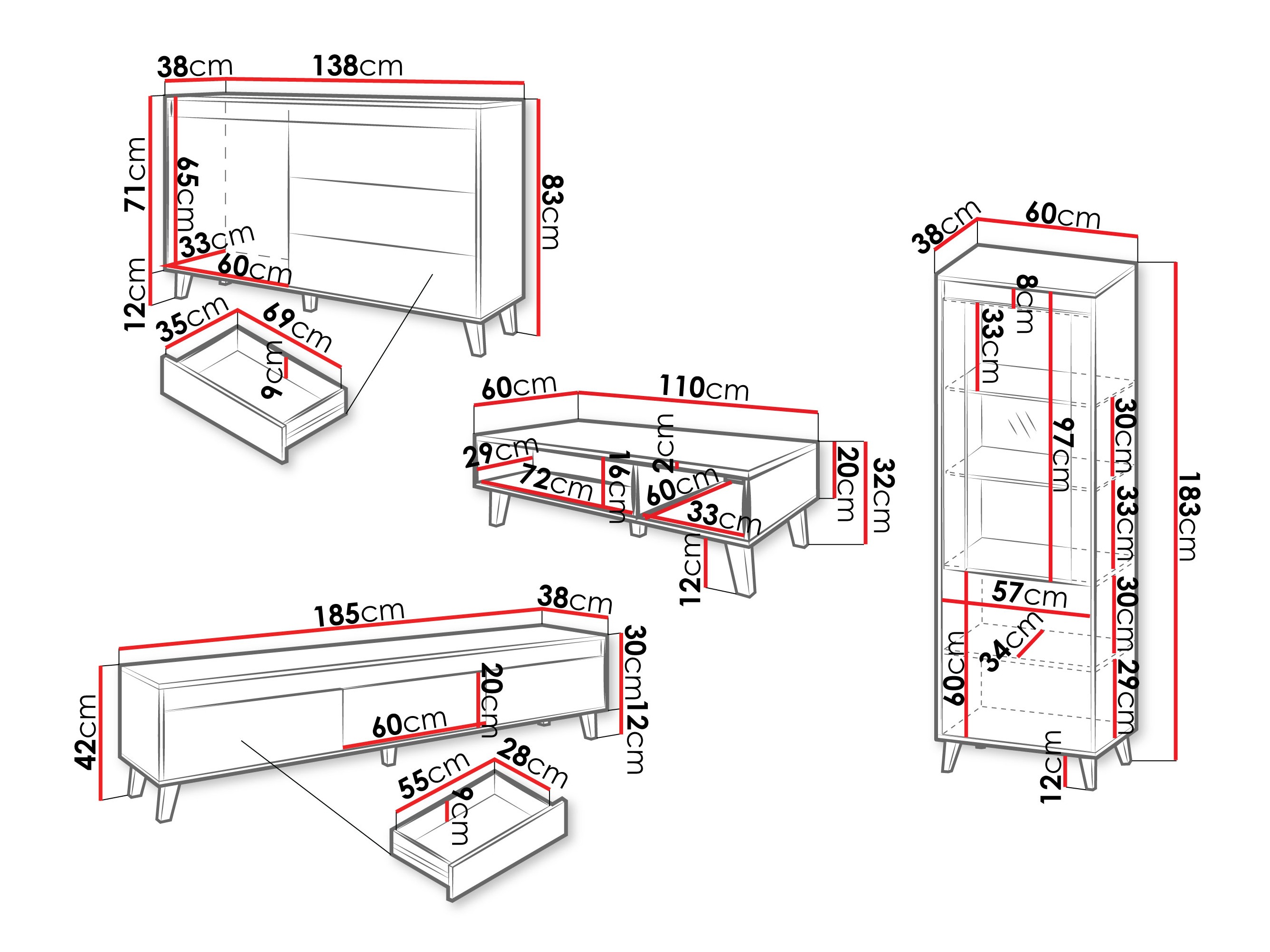 Conjunto de salón Munus
