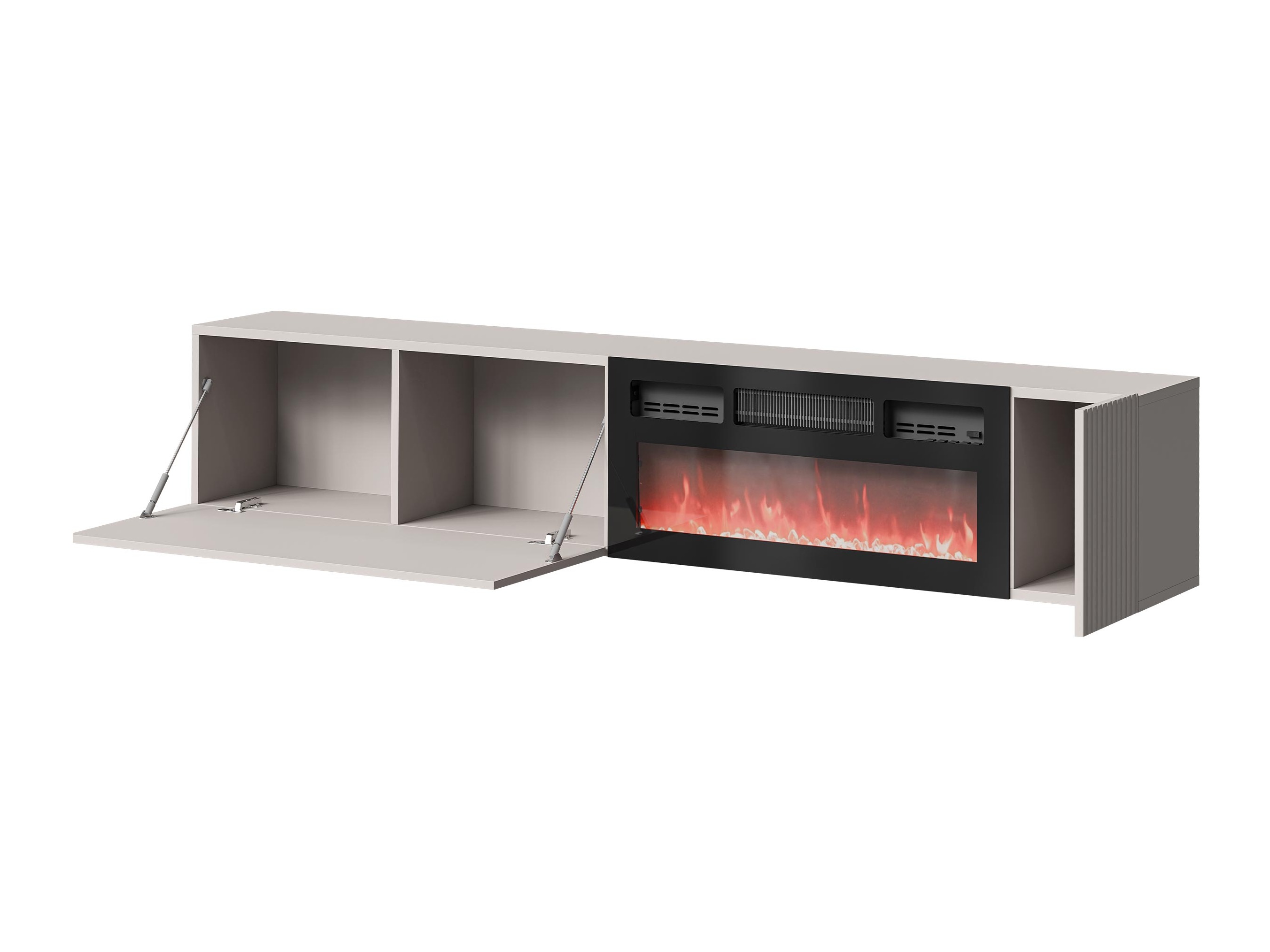 Mueble TV Calveru 110 (Negro)