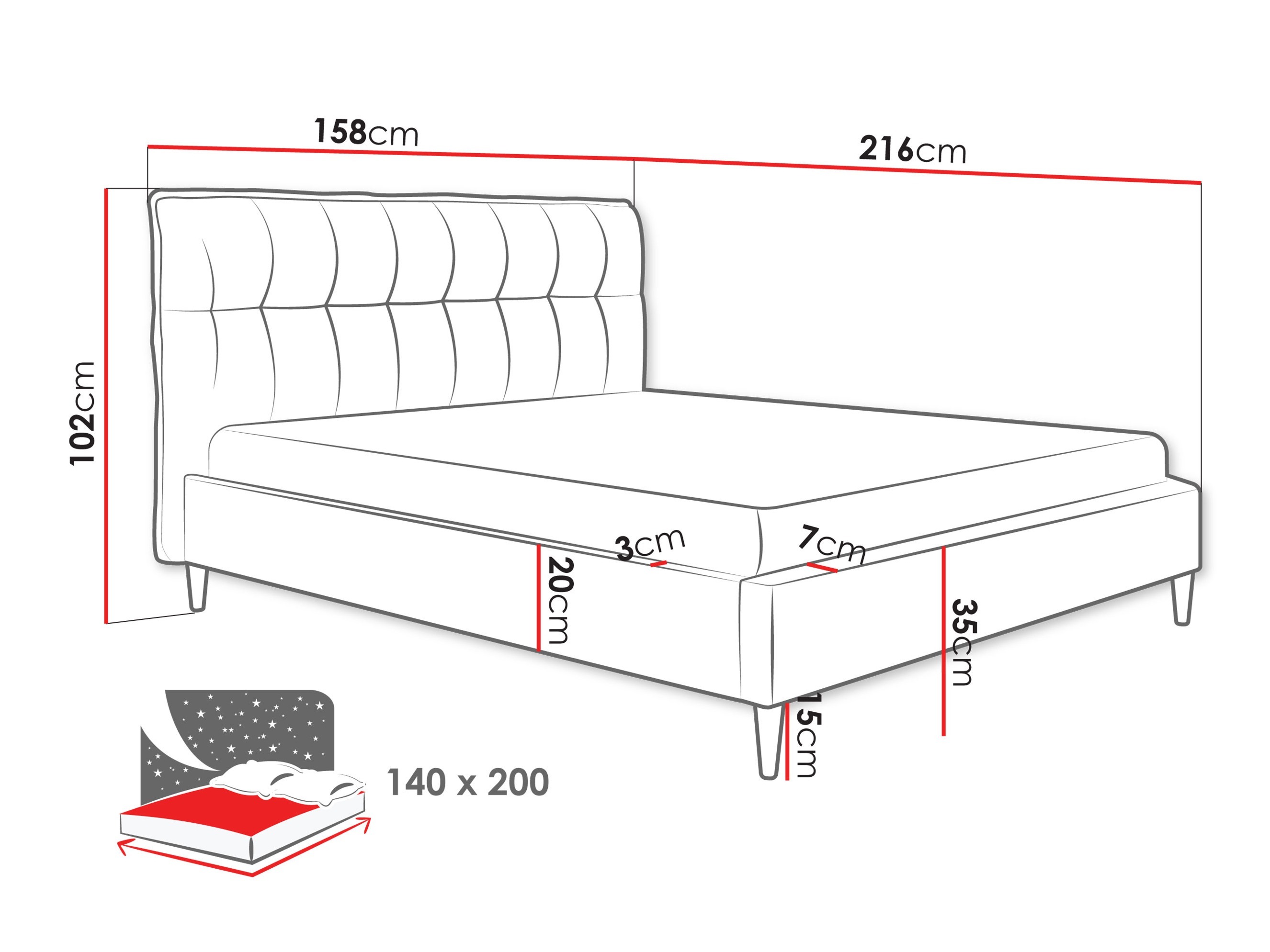Cama Comfivo Mundor