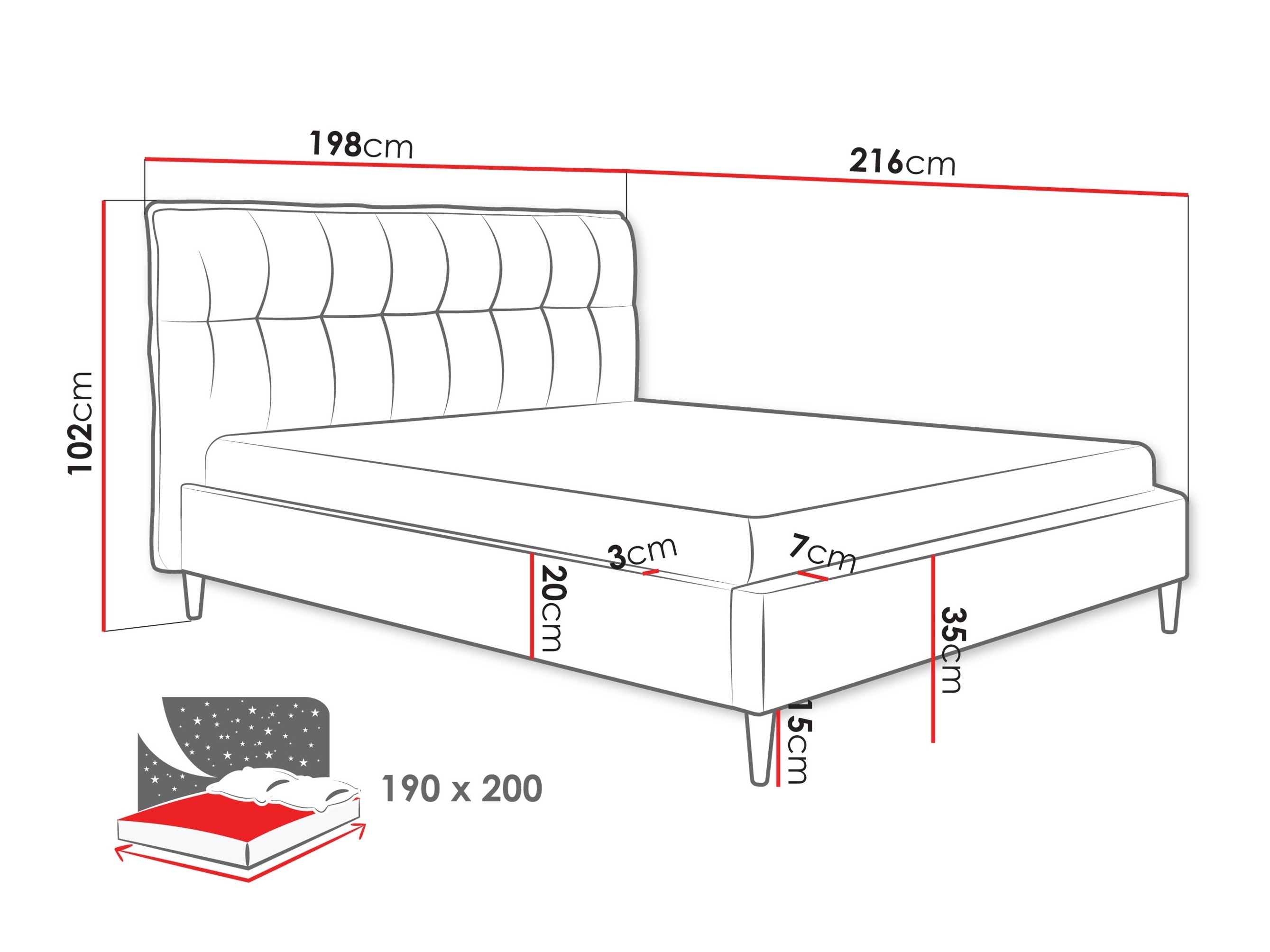Cama Comfivo Mundor