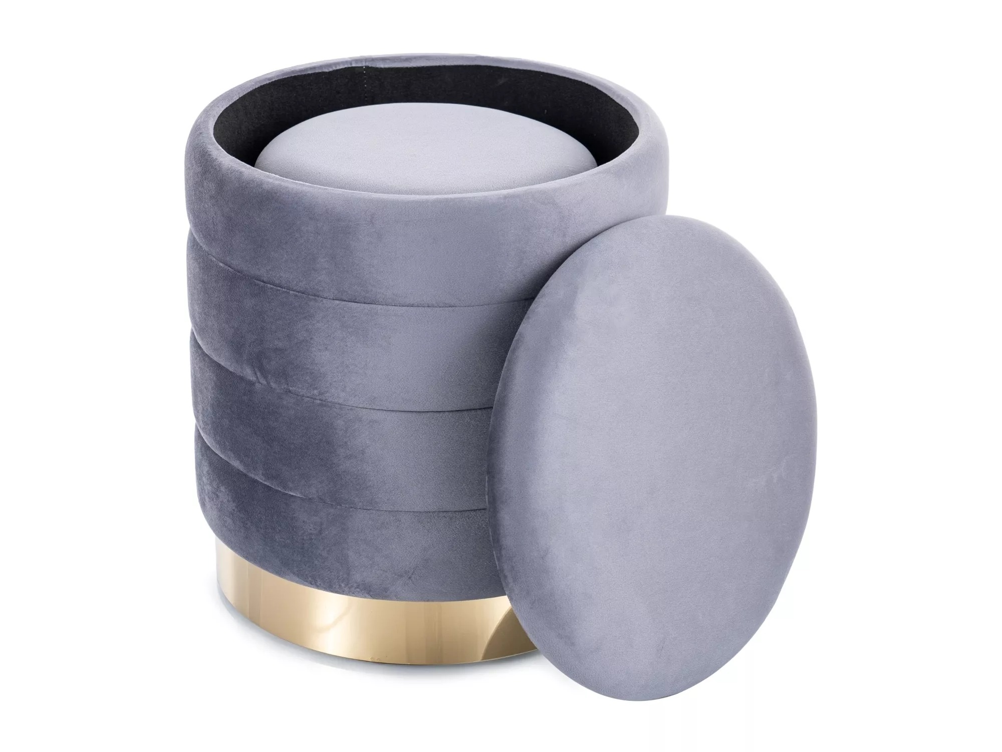 Conjunto de pufs Detroit 906 (Gris)