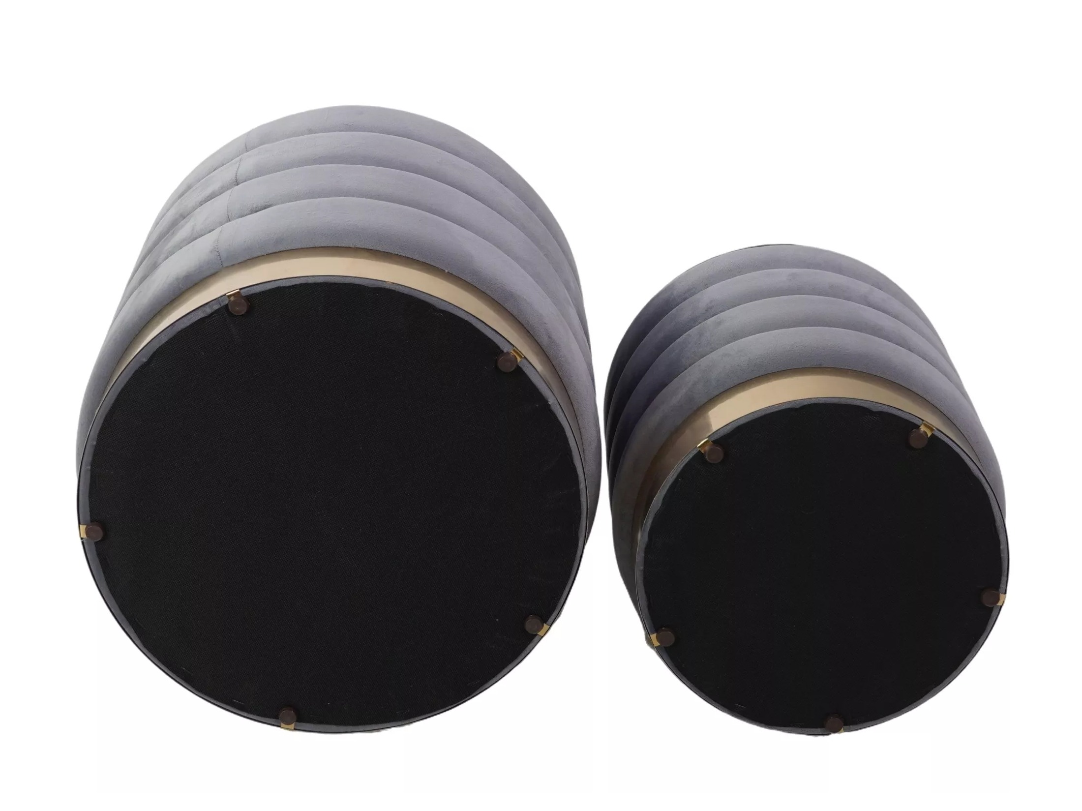 Conjunto de pufs Detroit 906 (Gris)