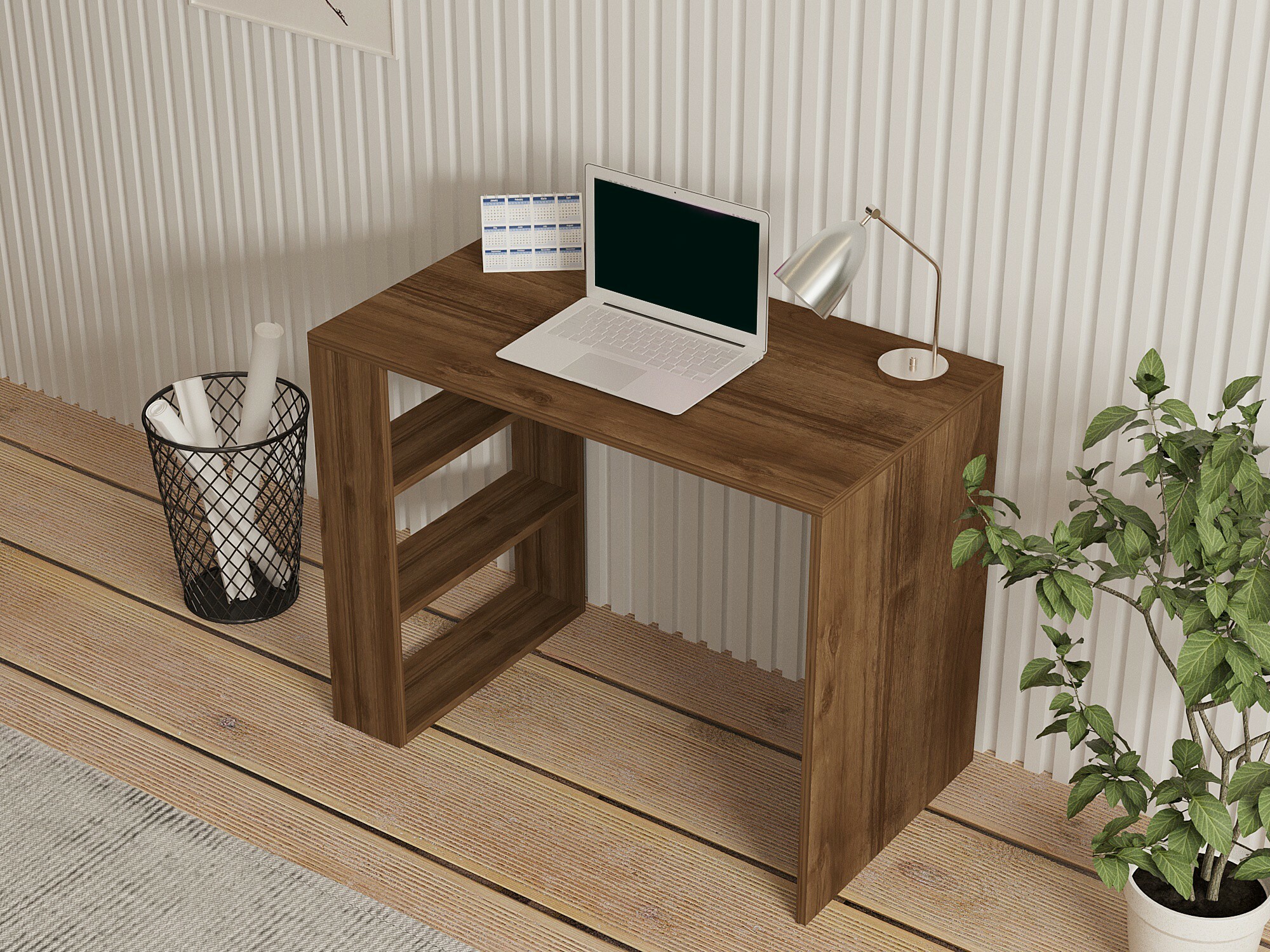 Mesa de oficina Kailua 566 (Nuez)