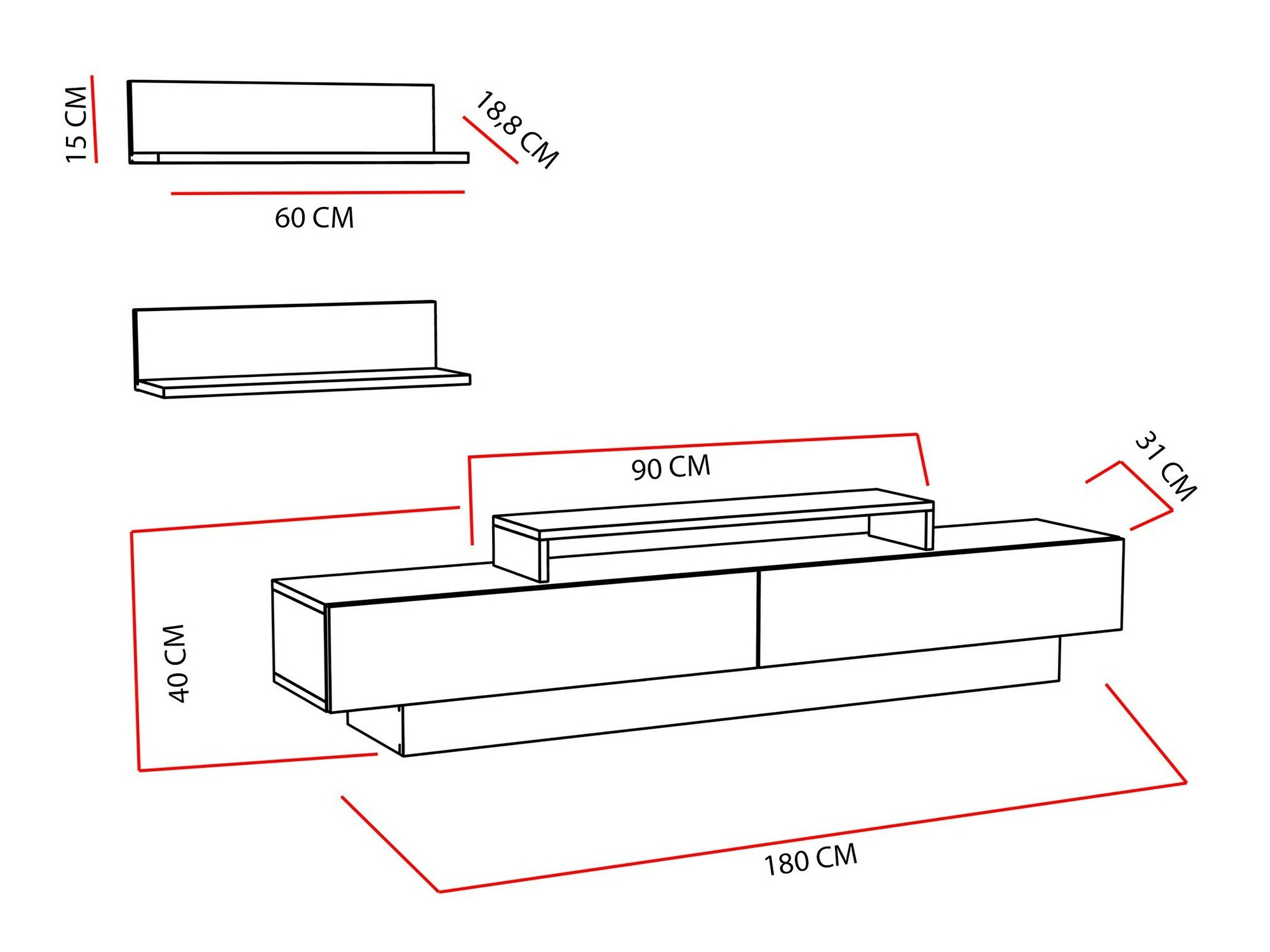 Mueble TV Kailua 906