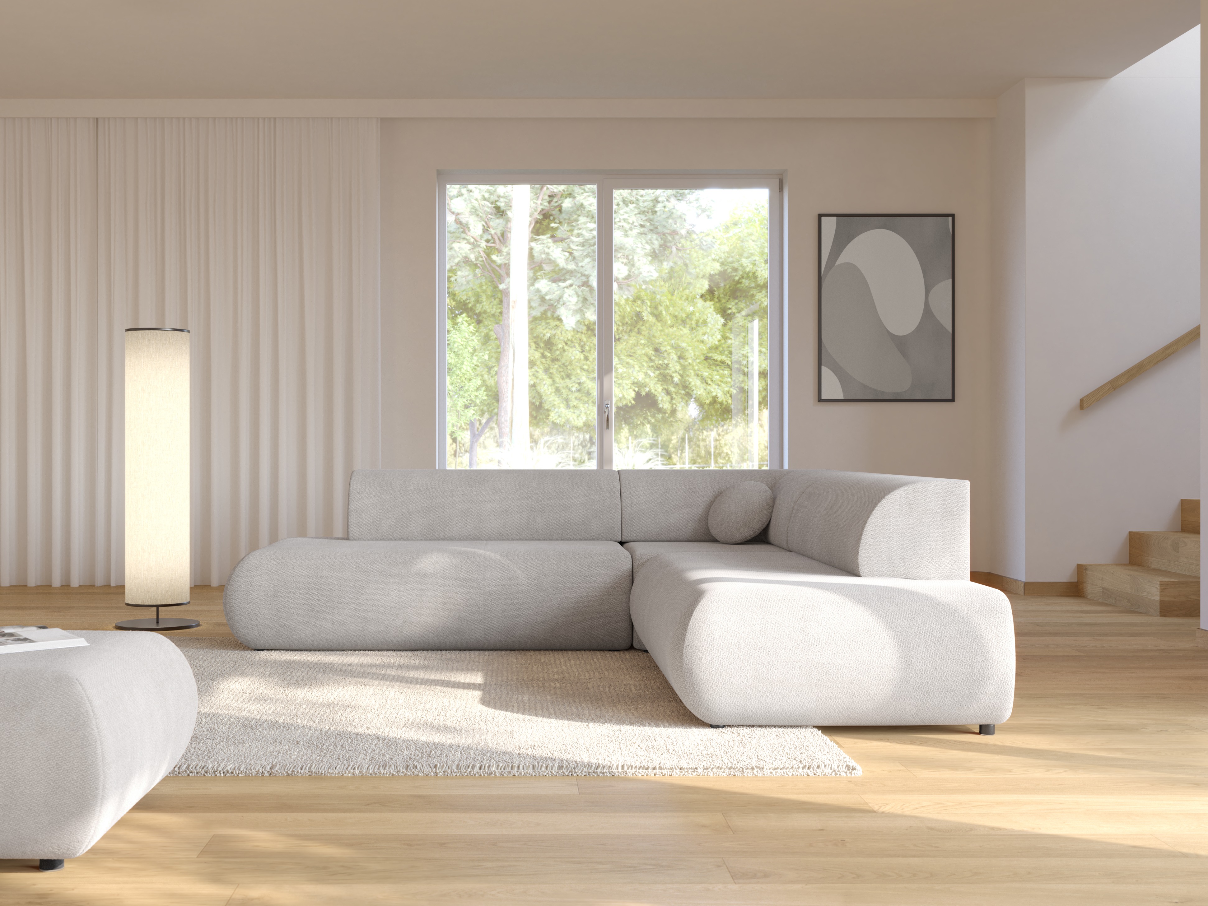 Sofá rinconero Kingston 186 (Vinci 07)