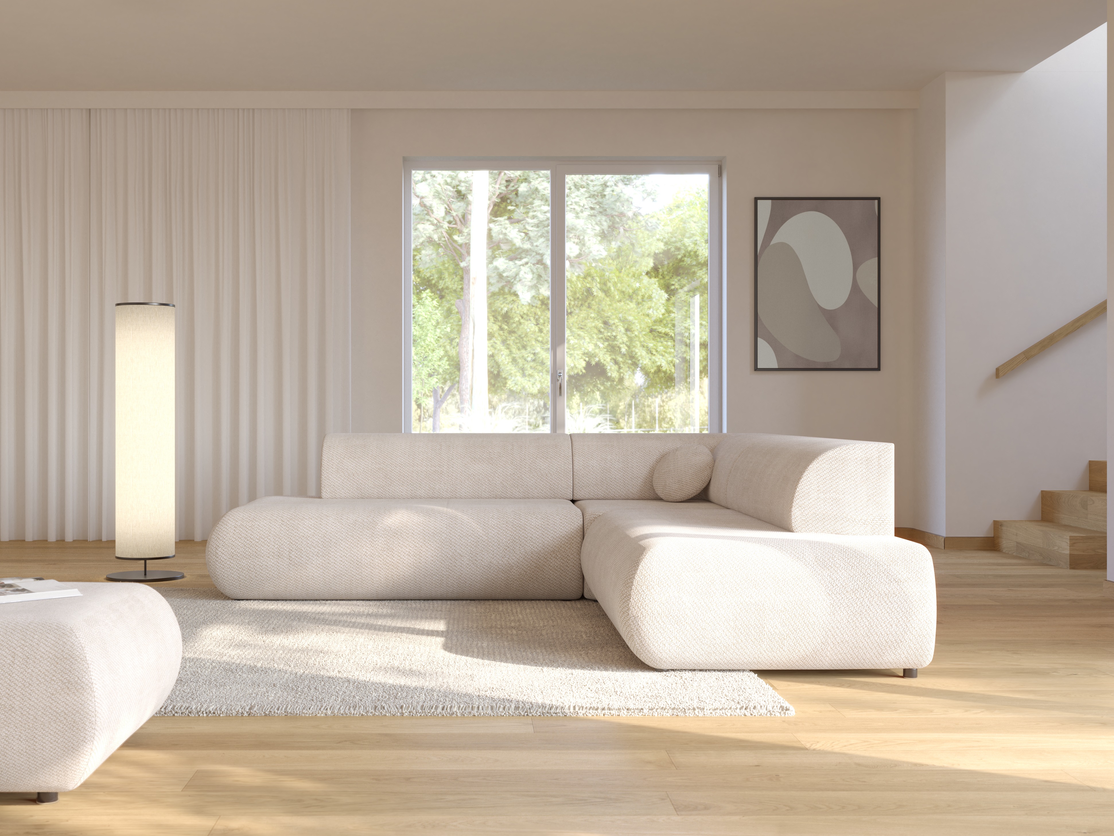 Sofá rinconero Kingston 186 (Vinci 26)