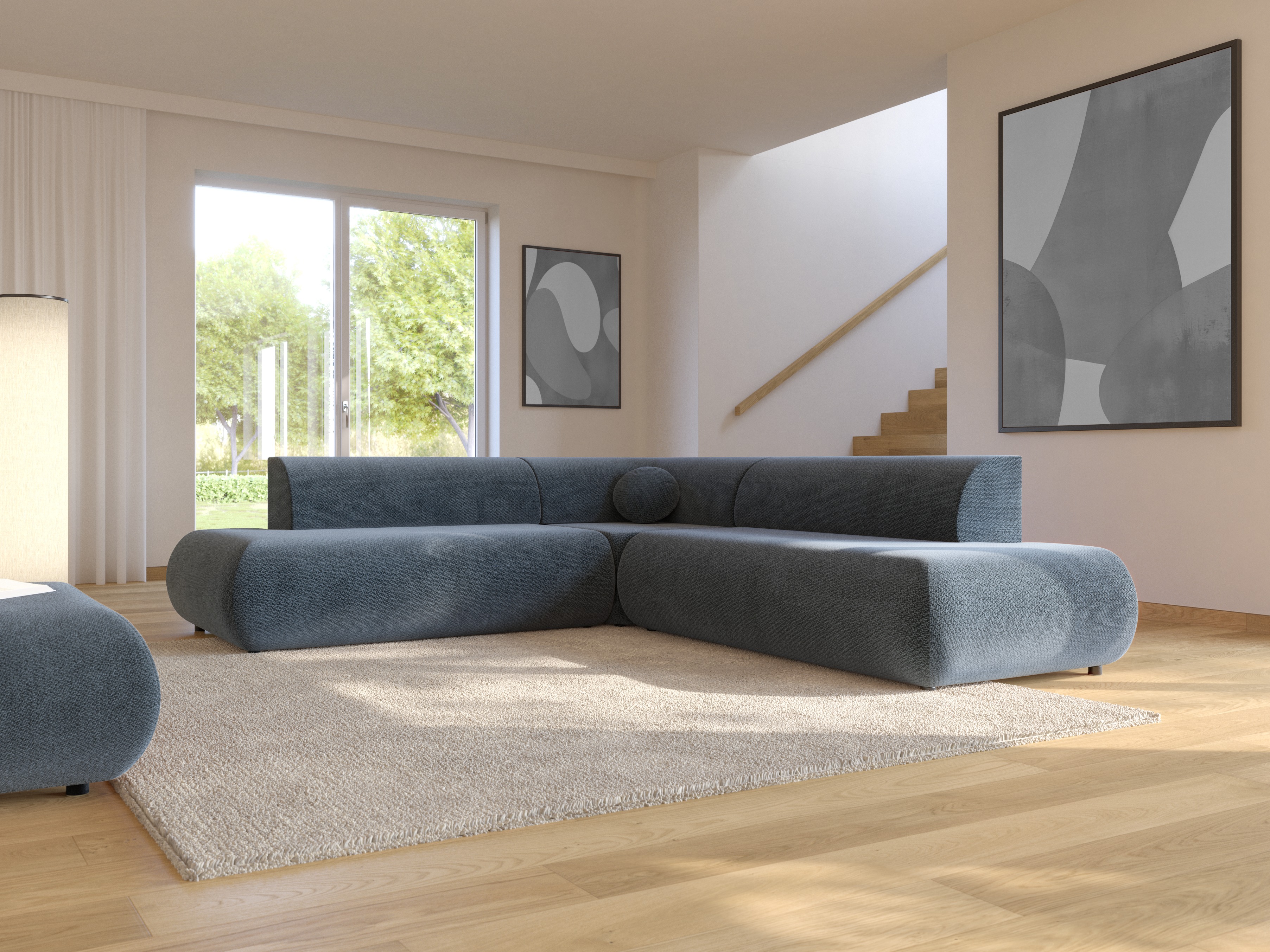 Sofá rinconero Kingston 186 (Vinci 88)